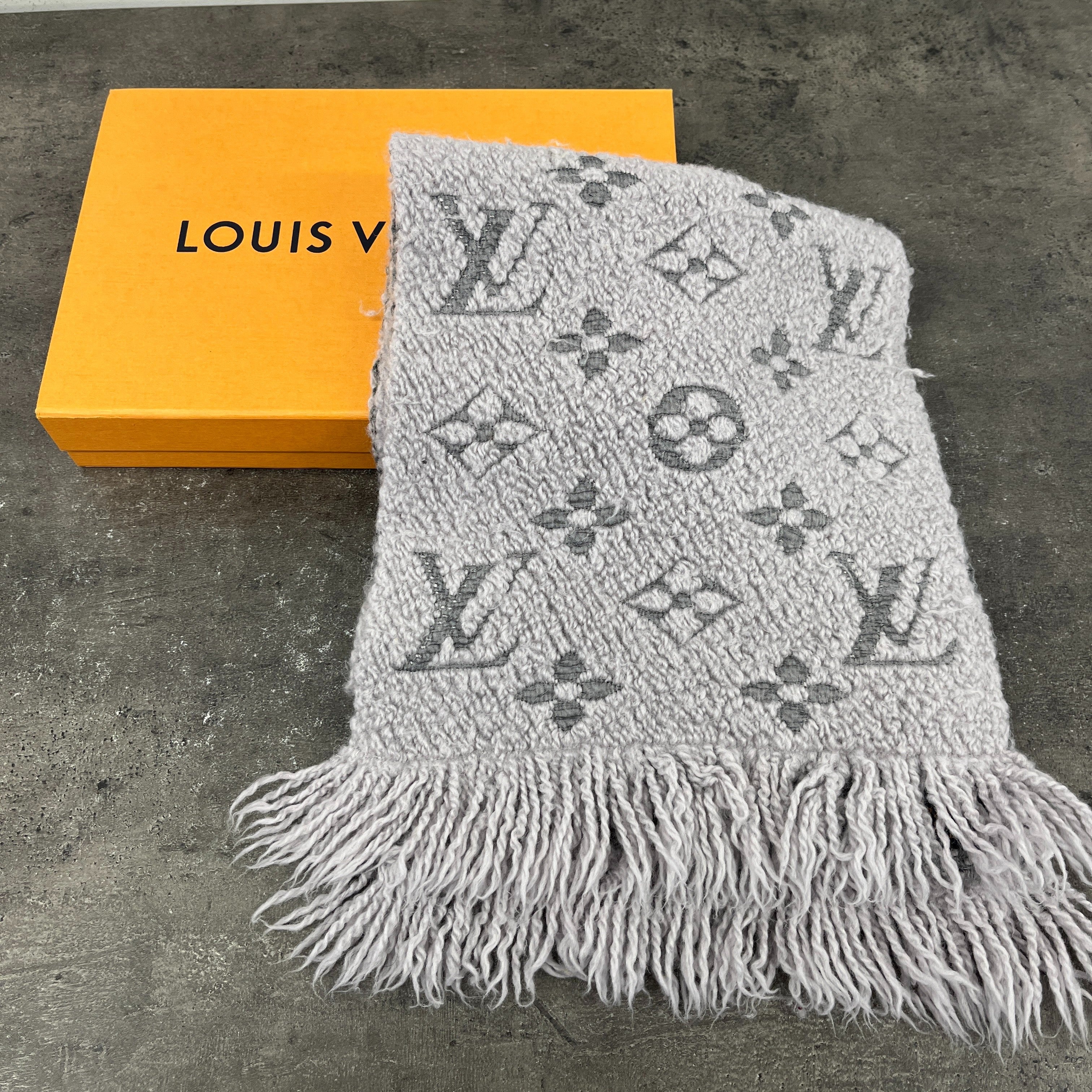 Women's Logomania Scarf Grey - Image 6