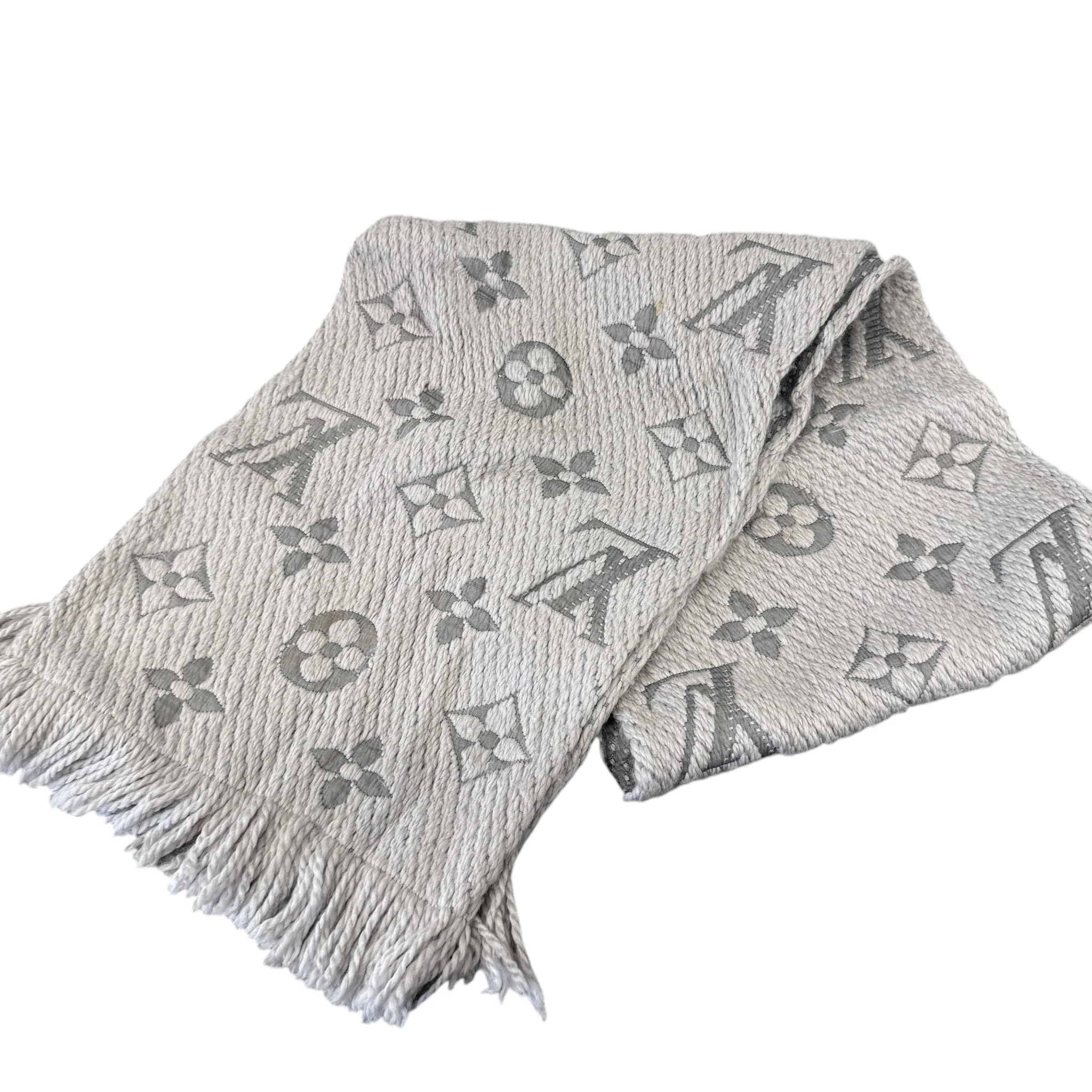 Women's Logomania Scarf Grey - Image 5