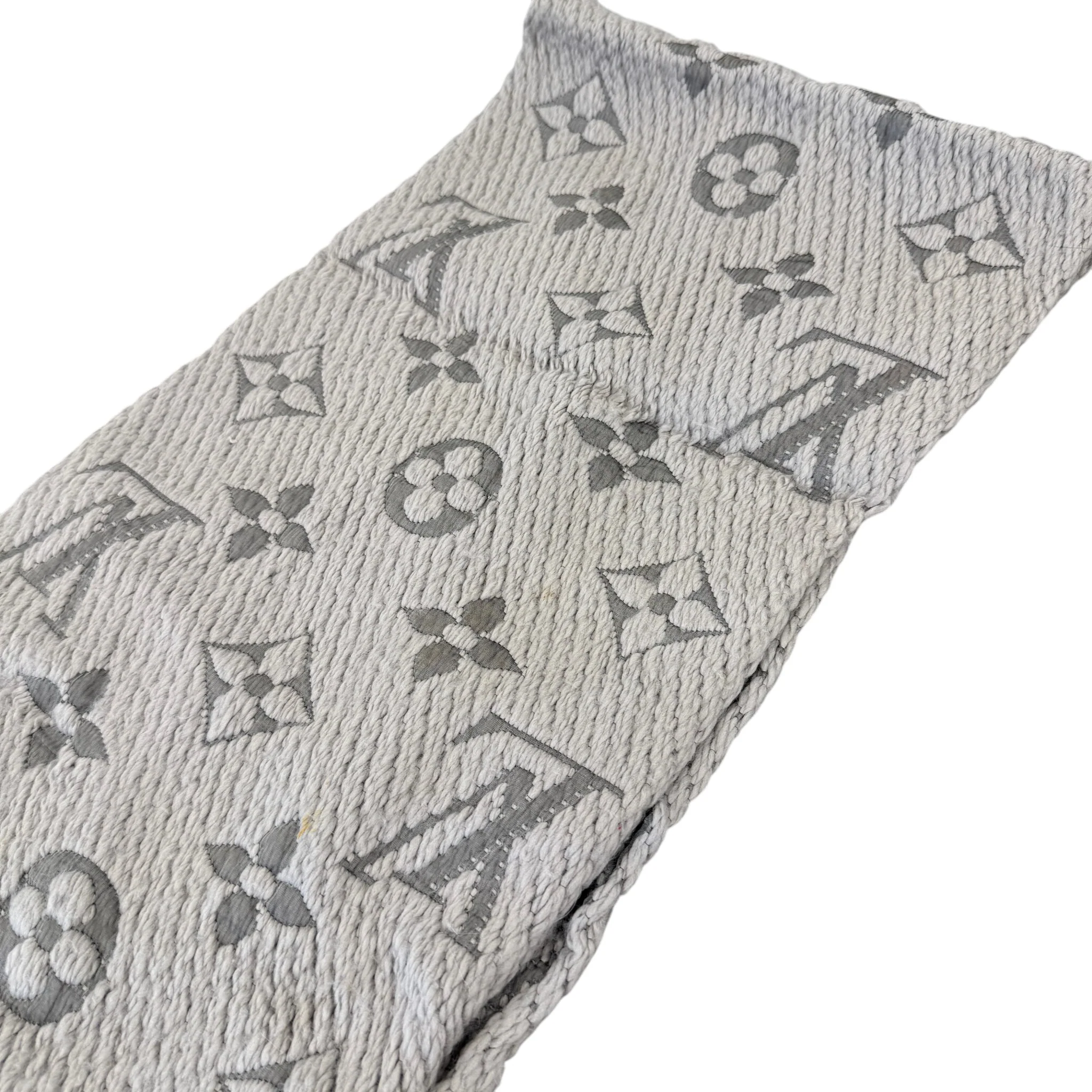 Women's Logomania Scarf Grey - Image 6