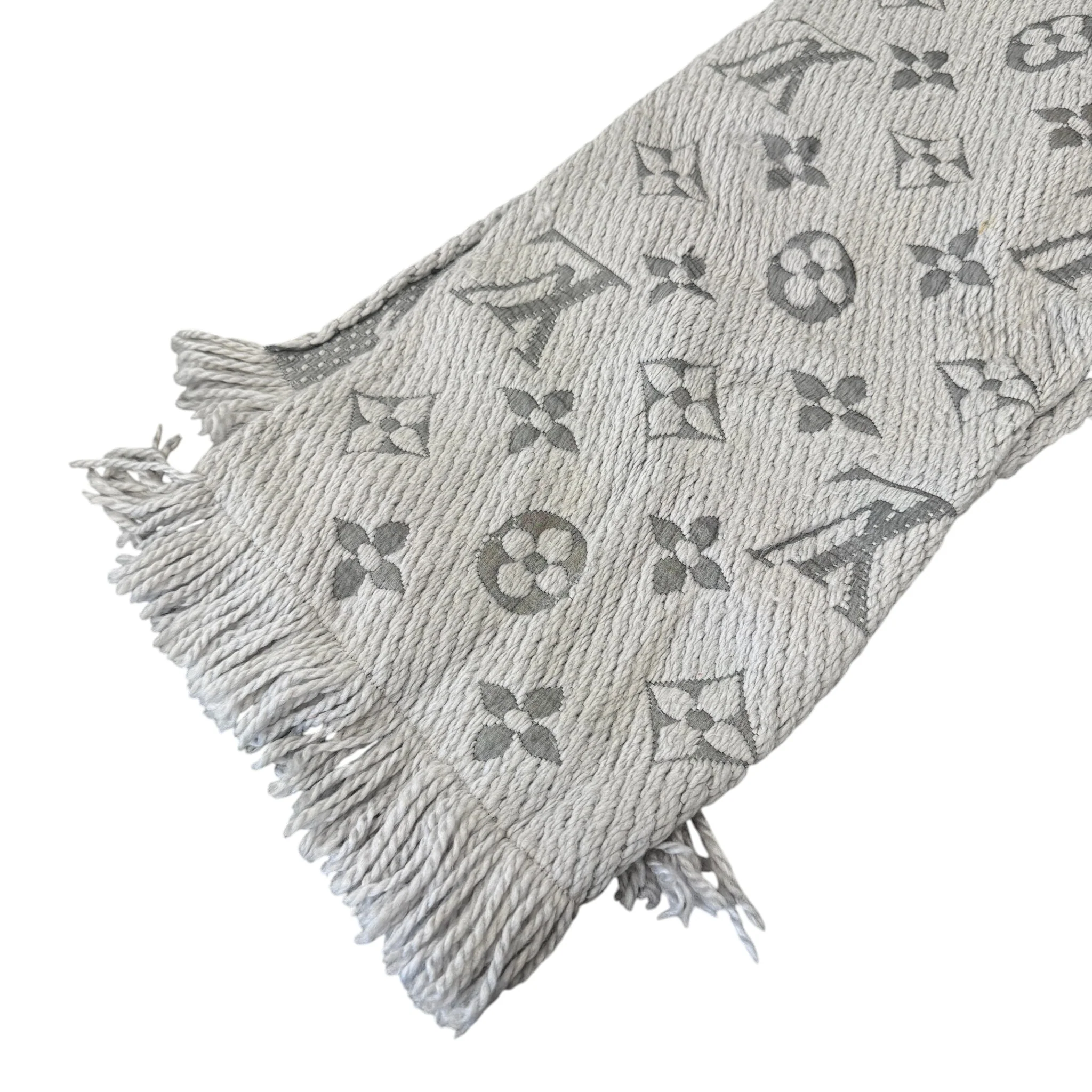 Women's Logomania Scarf Grey - Image 7