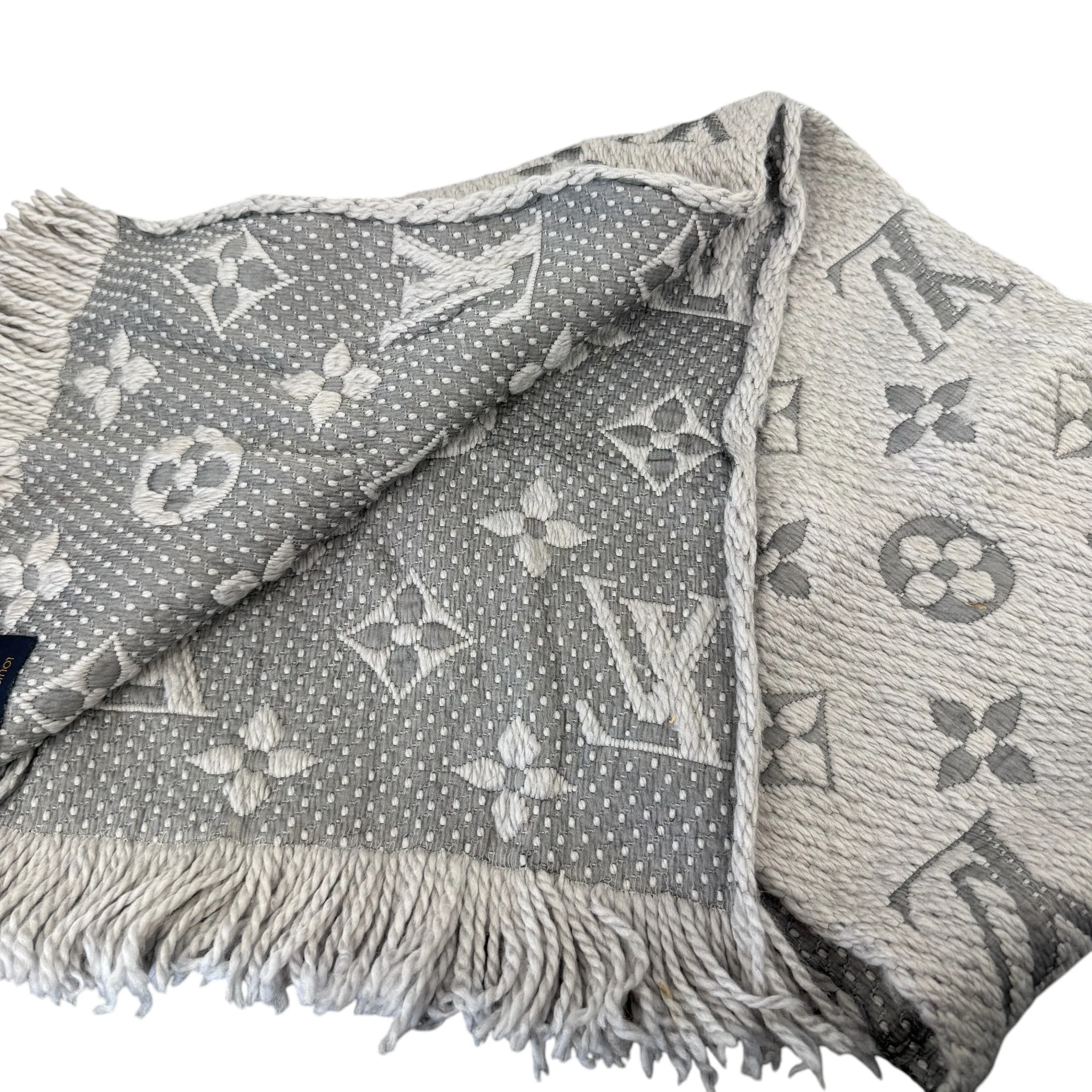 Women's Logomania Scarf Grey - Image 8