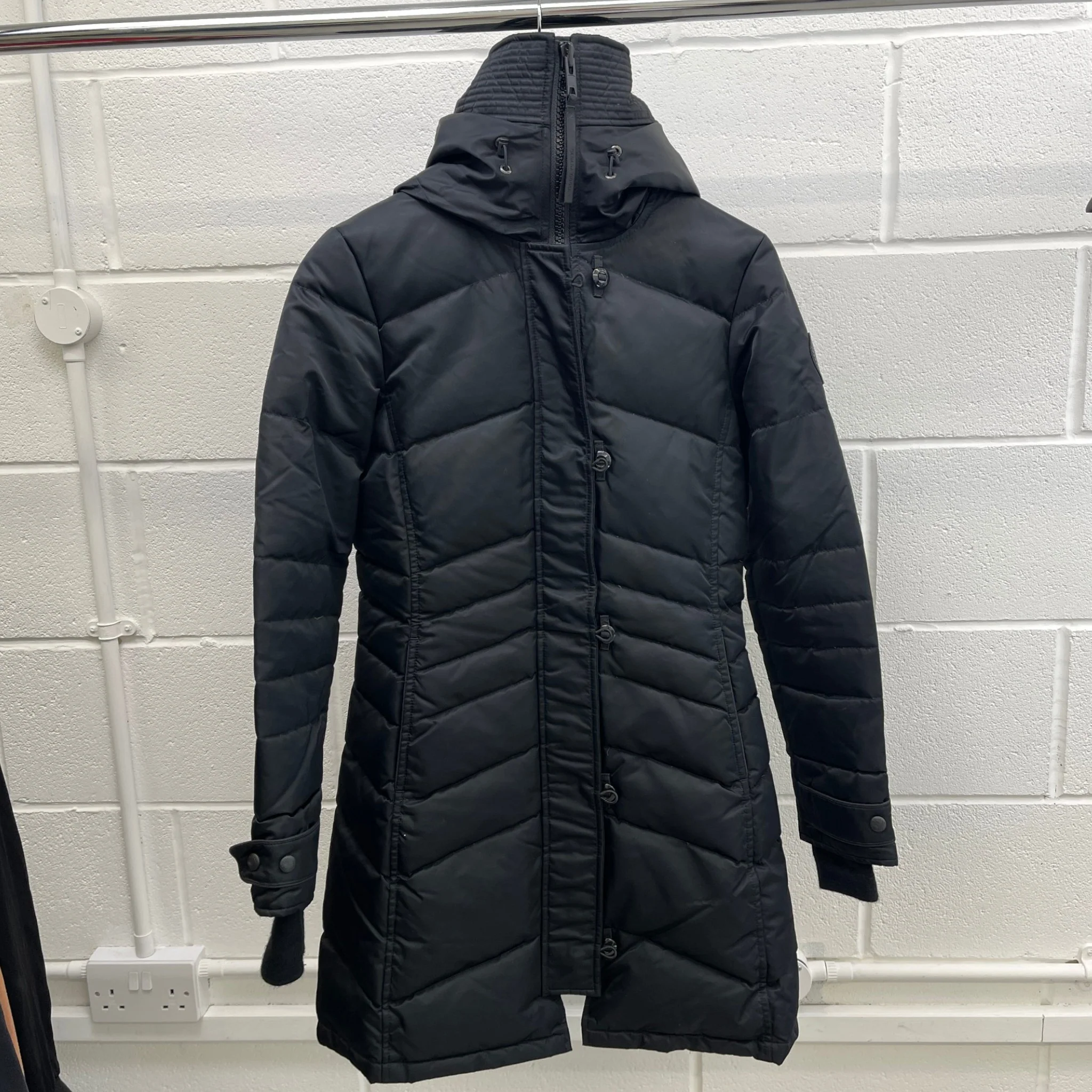 Women's Lorette Parka Down Jacket Black Size XS - Image 9