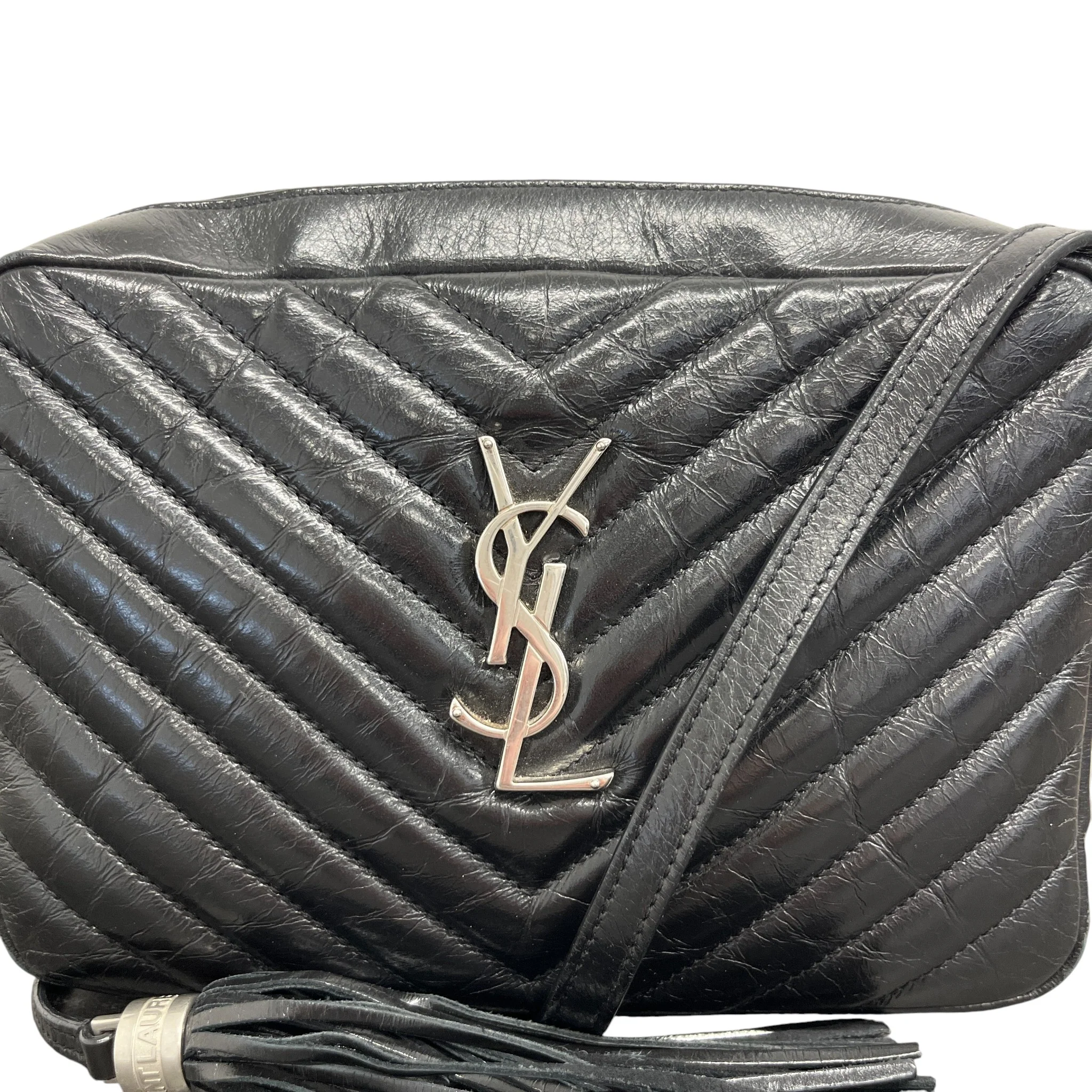 Women's Lou Matelasse Camera Handbag Black - Image 11