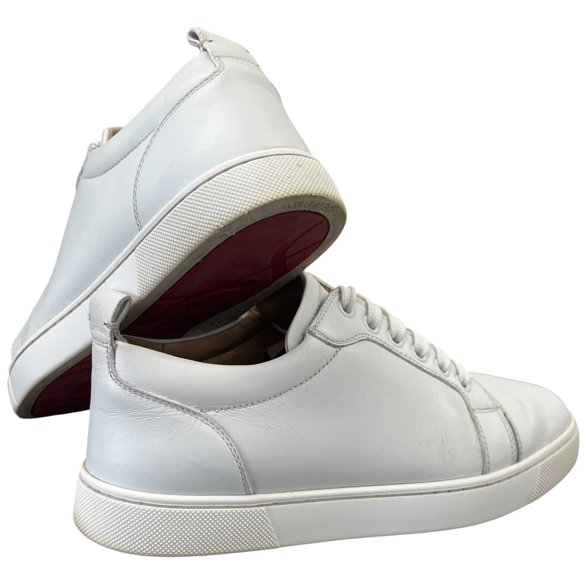 Women's Louis Junior Flat Low Trainers White Size EU 36 / UK 3 - Image 10
