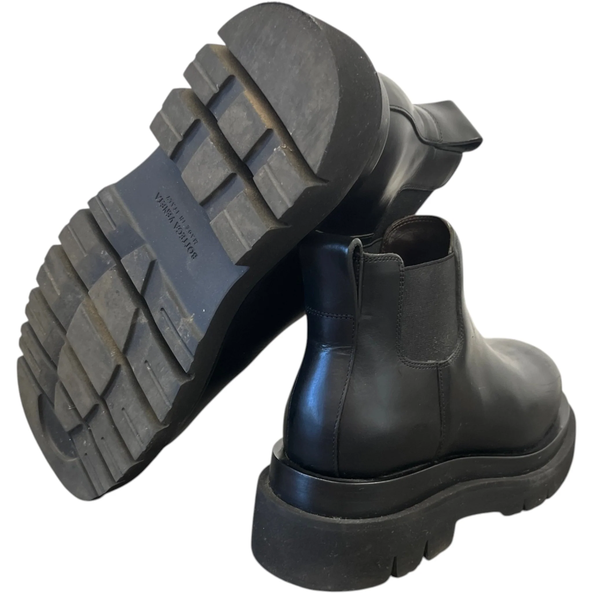 Women's Lug Chelsea Ankle Boots Black Size EU 37.5 / UK 4.5 - Image 10