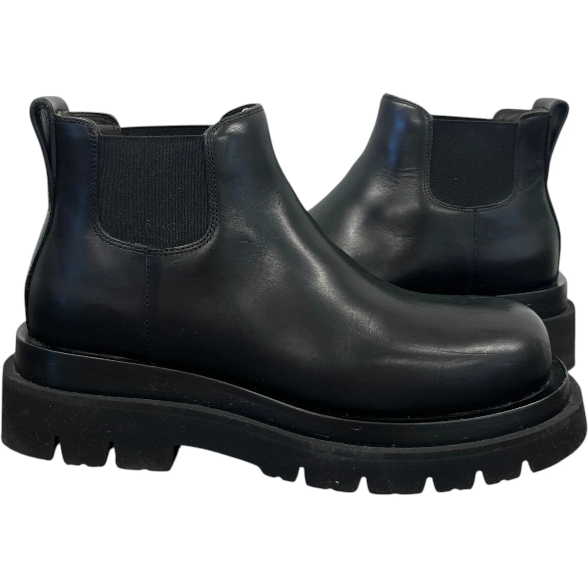 Women's Lug Chelsea Ankle Boots Black Size EU 37.5 / UK 4.5 - Image 3
