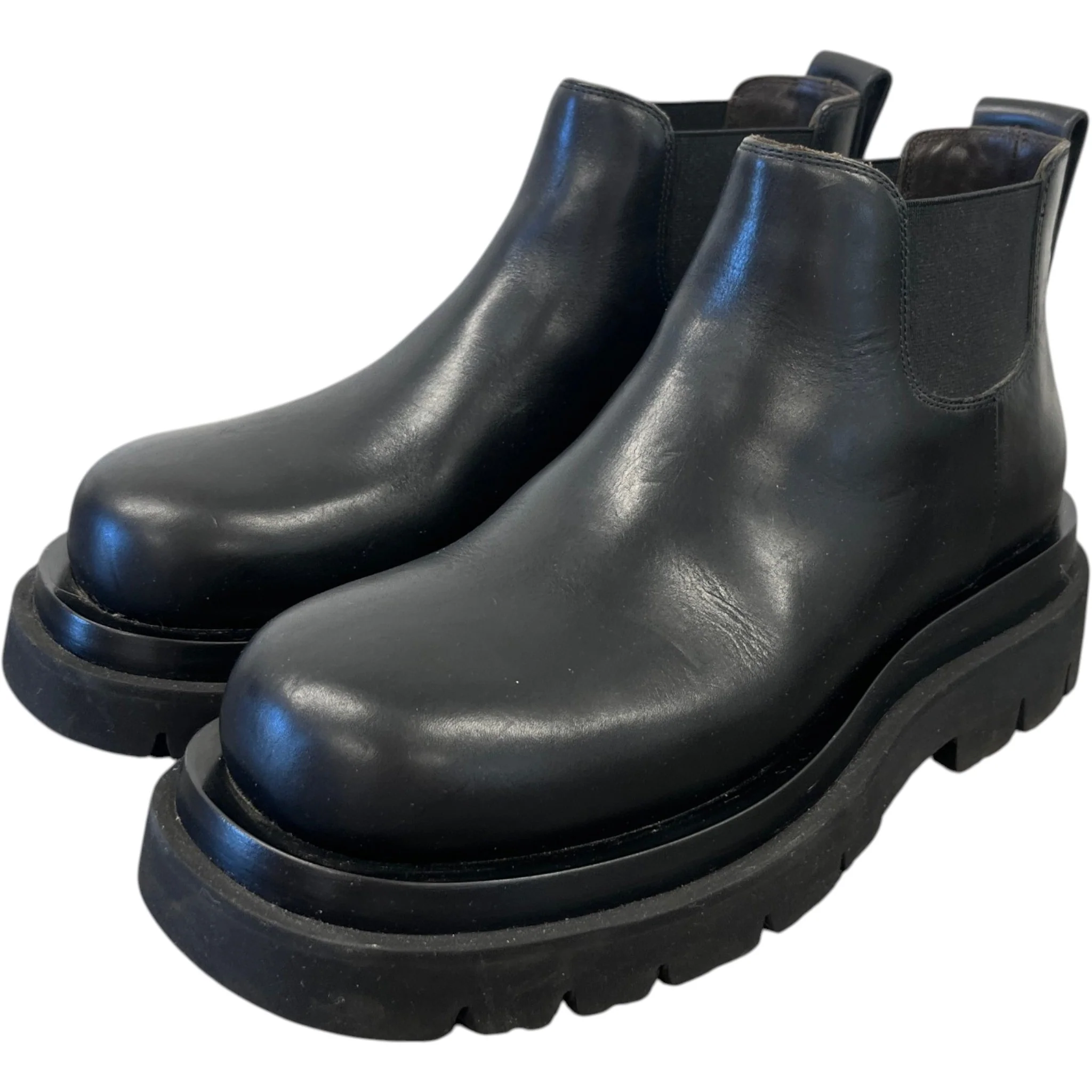 Women's Lug Chelsea Ankle Boots Black Size EU 37.5 / UK 4.5 - Image 9