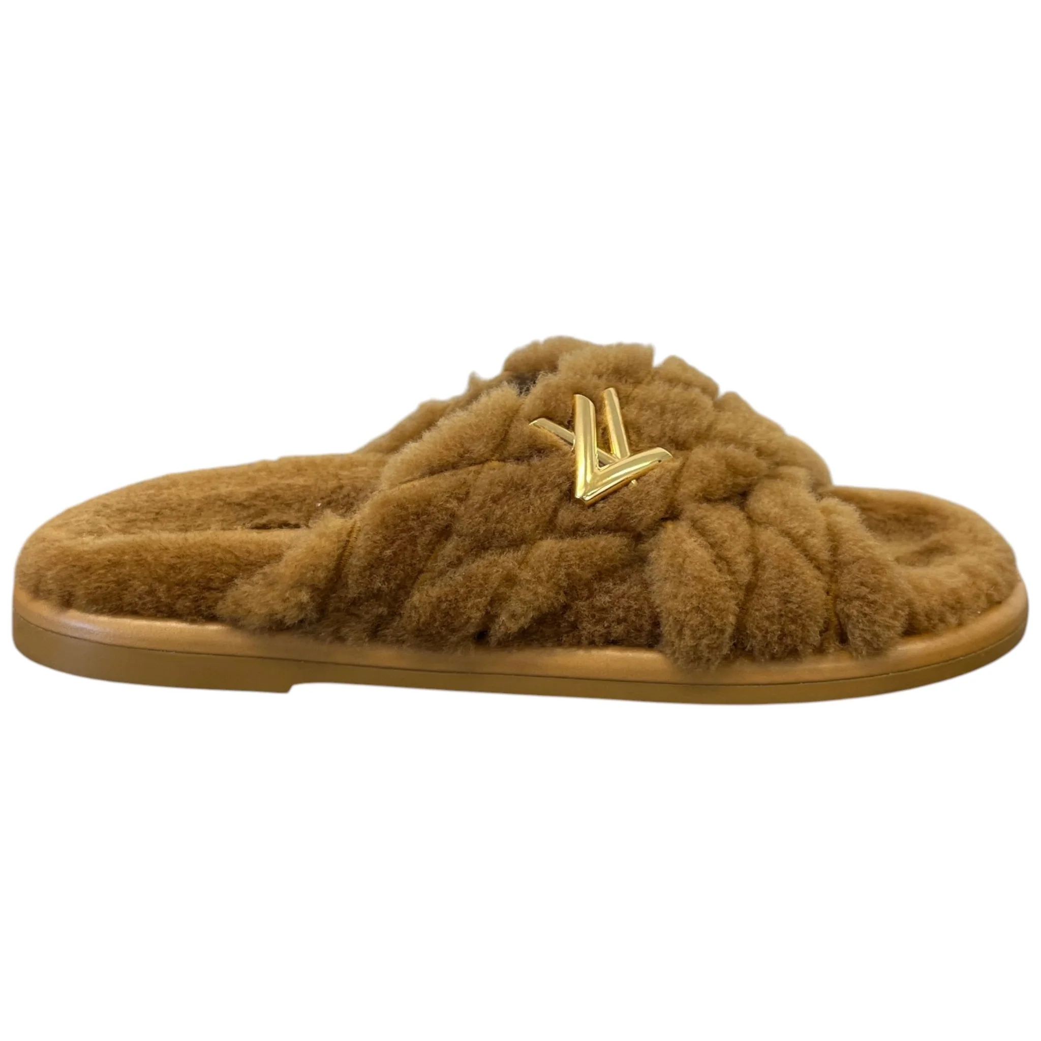 Women's Lv Bliss Comfort Mules Sandals Brown Size EU 38 / UK 5