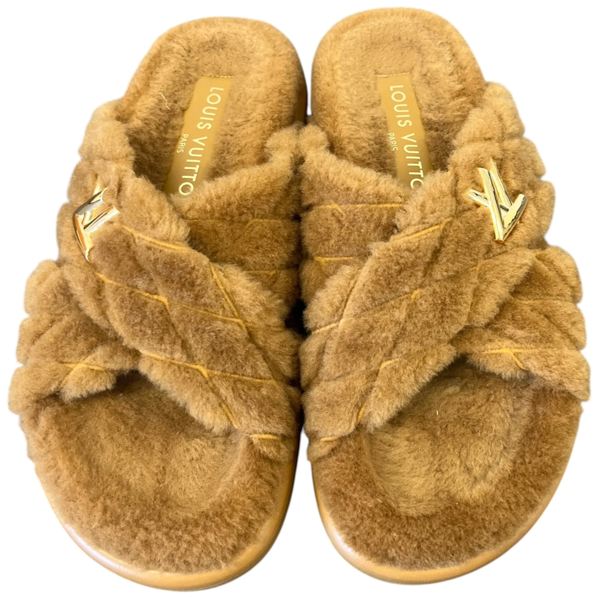 Women's Lv Bliss Comfort Mules Sandals Brown Size EU 38 / UK 5 - Image 6