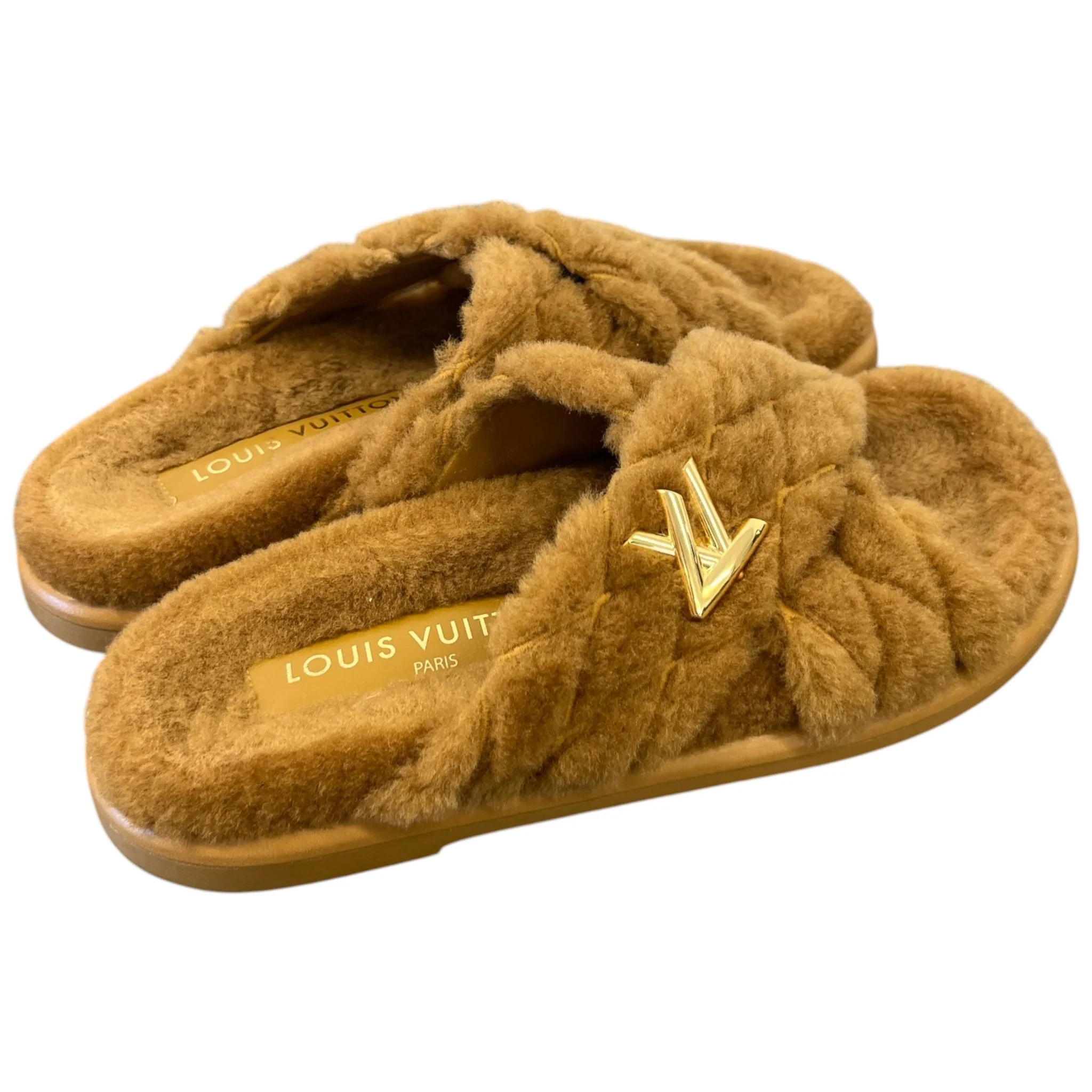 Women's Lv Bliss Comfort Mules Sandals Brown Size EU 38 / UK 5 - Image 8