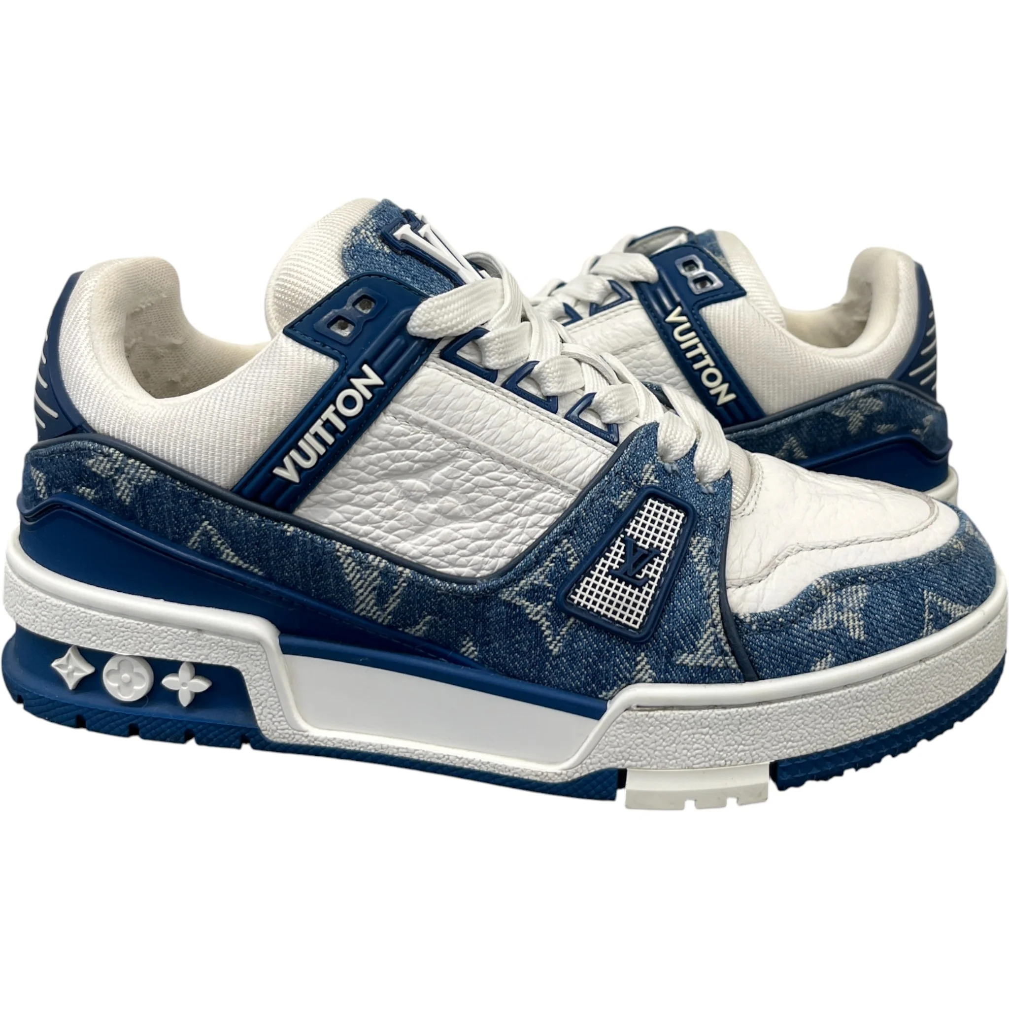 Women's Lv Denim Low Trainers Blue Size EU 35 / UK 2 - Image 3