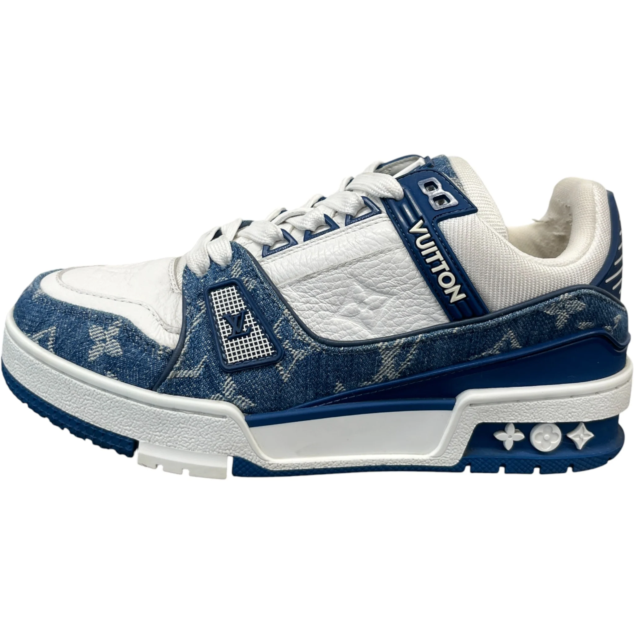 Women's Lv Denim Low Trainers Blue Size EU 35 / UK 2 - Image 5