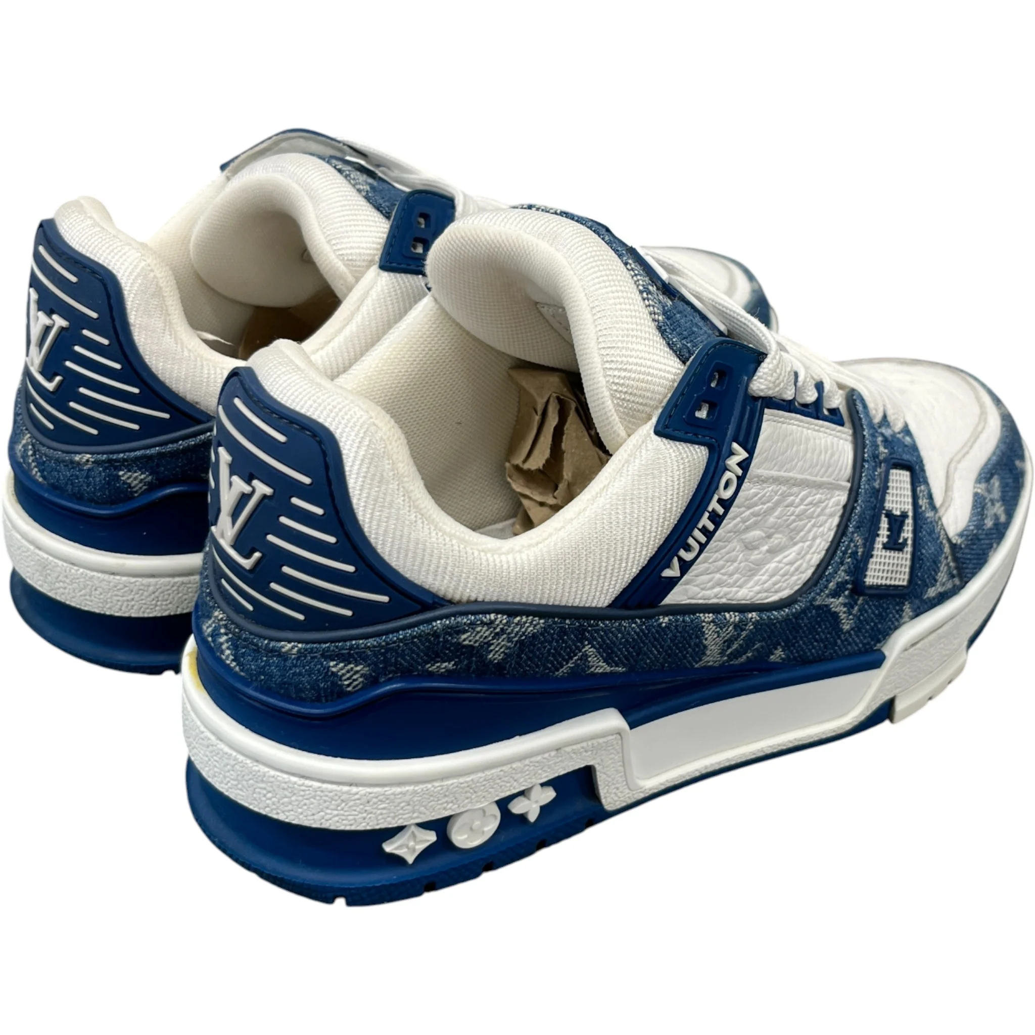 Women's Lv Denim Low Trainers Blue Size EU 35 / UK 2 - Image 8