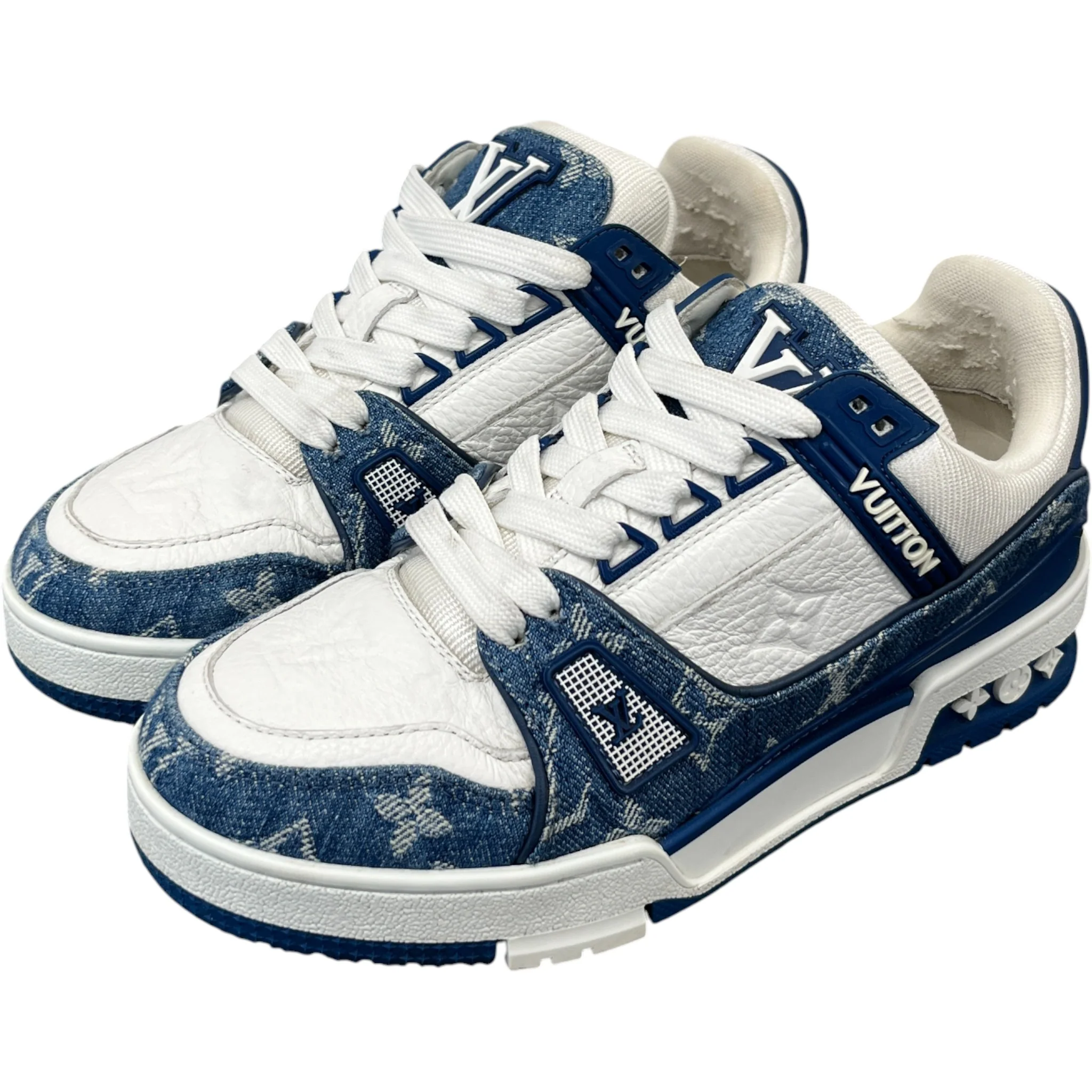 Women's Lv Denim Low Trainers Blue Size EU 35 / UK 2 - Image 9