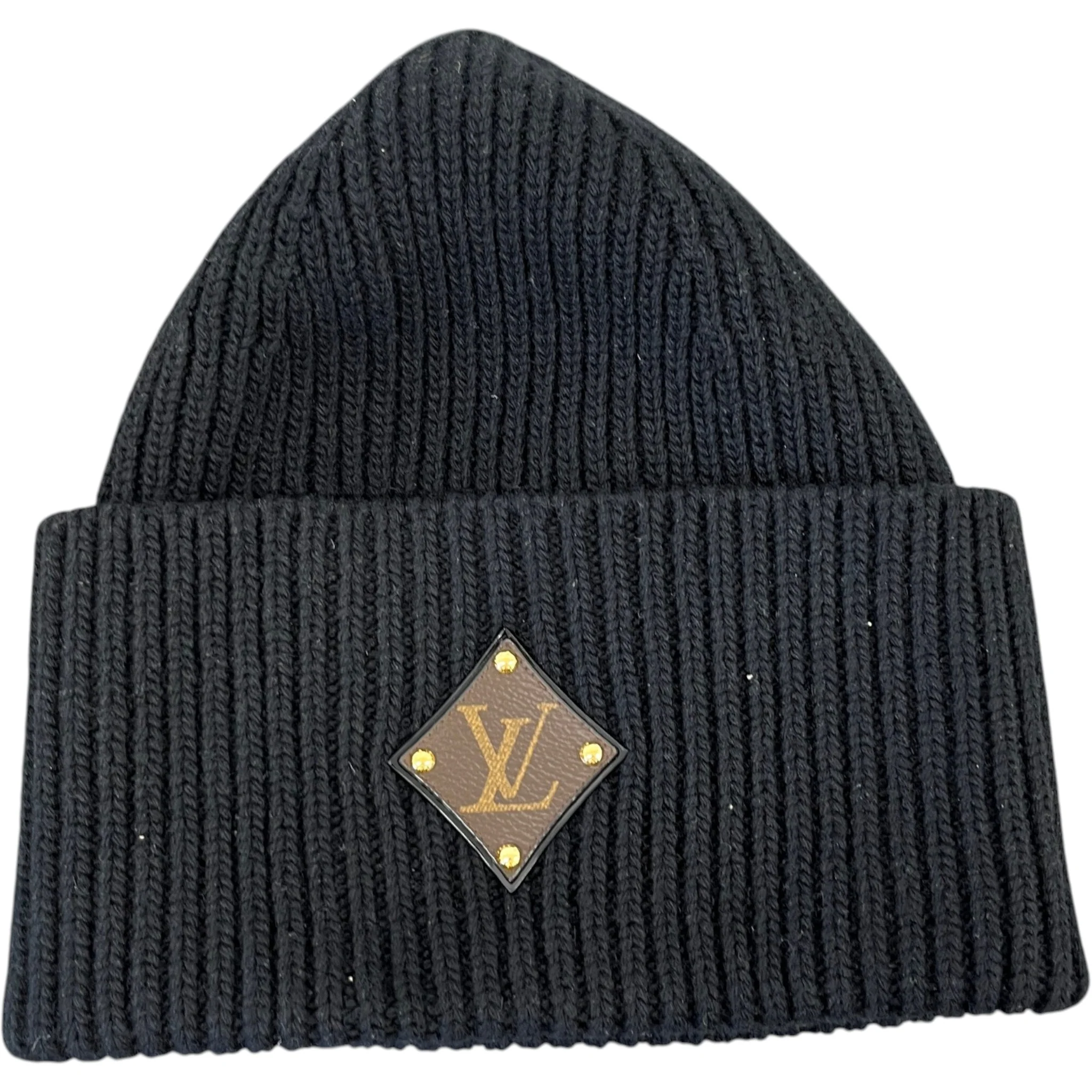 Women's Lv Initials Hat Black
