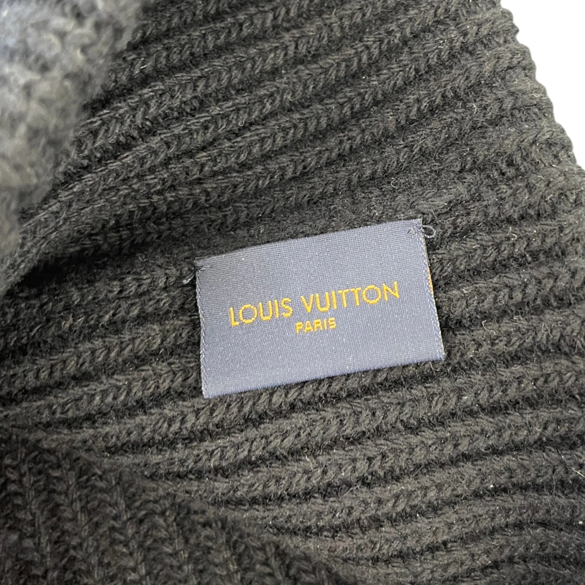 Women's Lv Initials Hat Black - Image 7