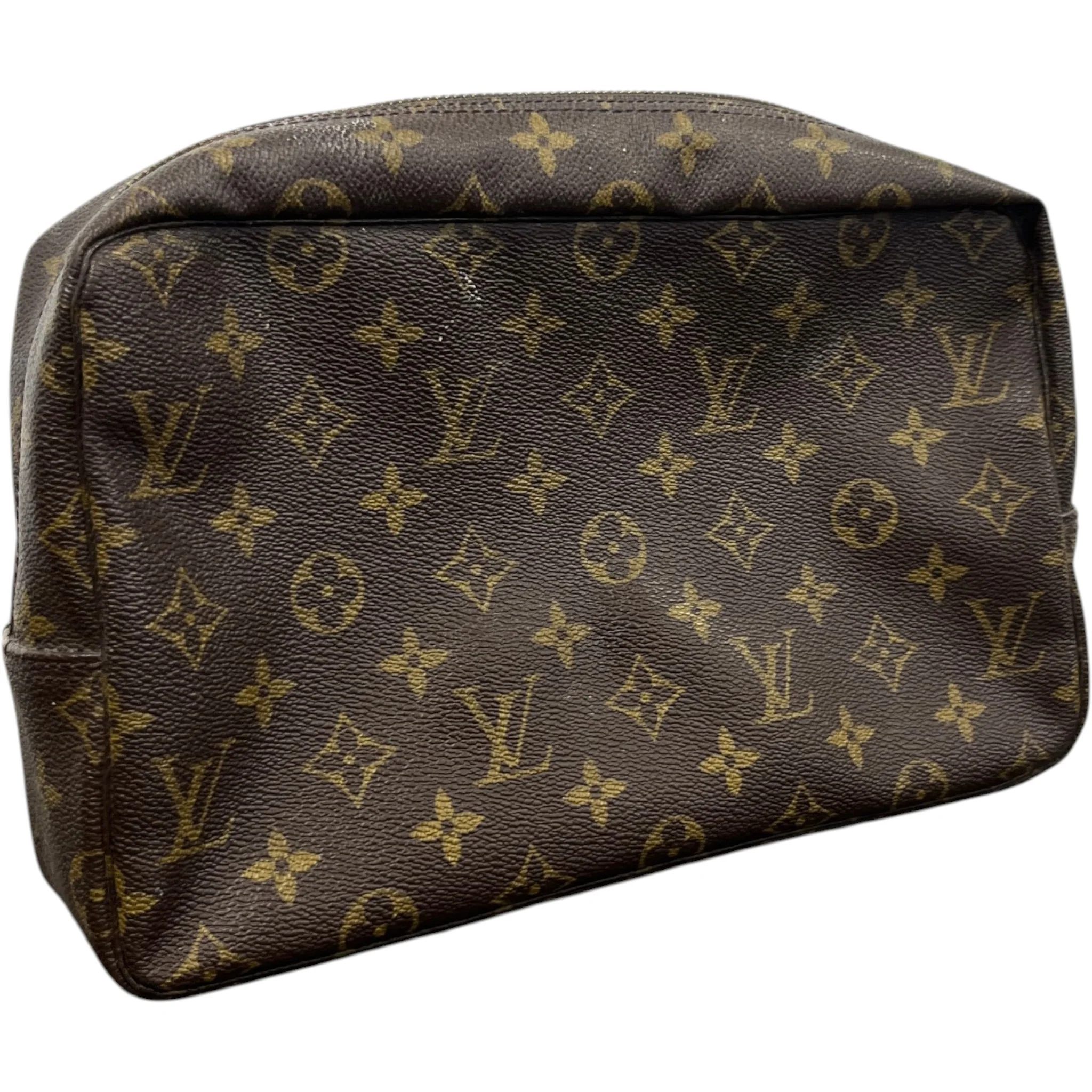 Women's M47522 Monogram Trousse Toilette 28 Pouch Brown - Image 7