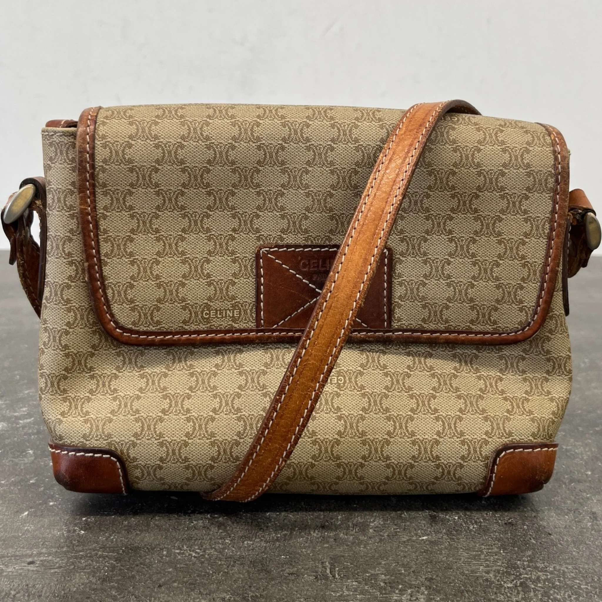 Women's Macadam Monogram Handbag Beige - Image 12