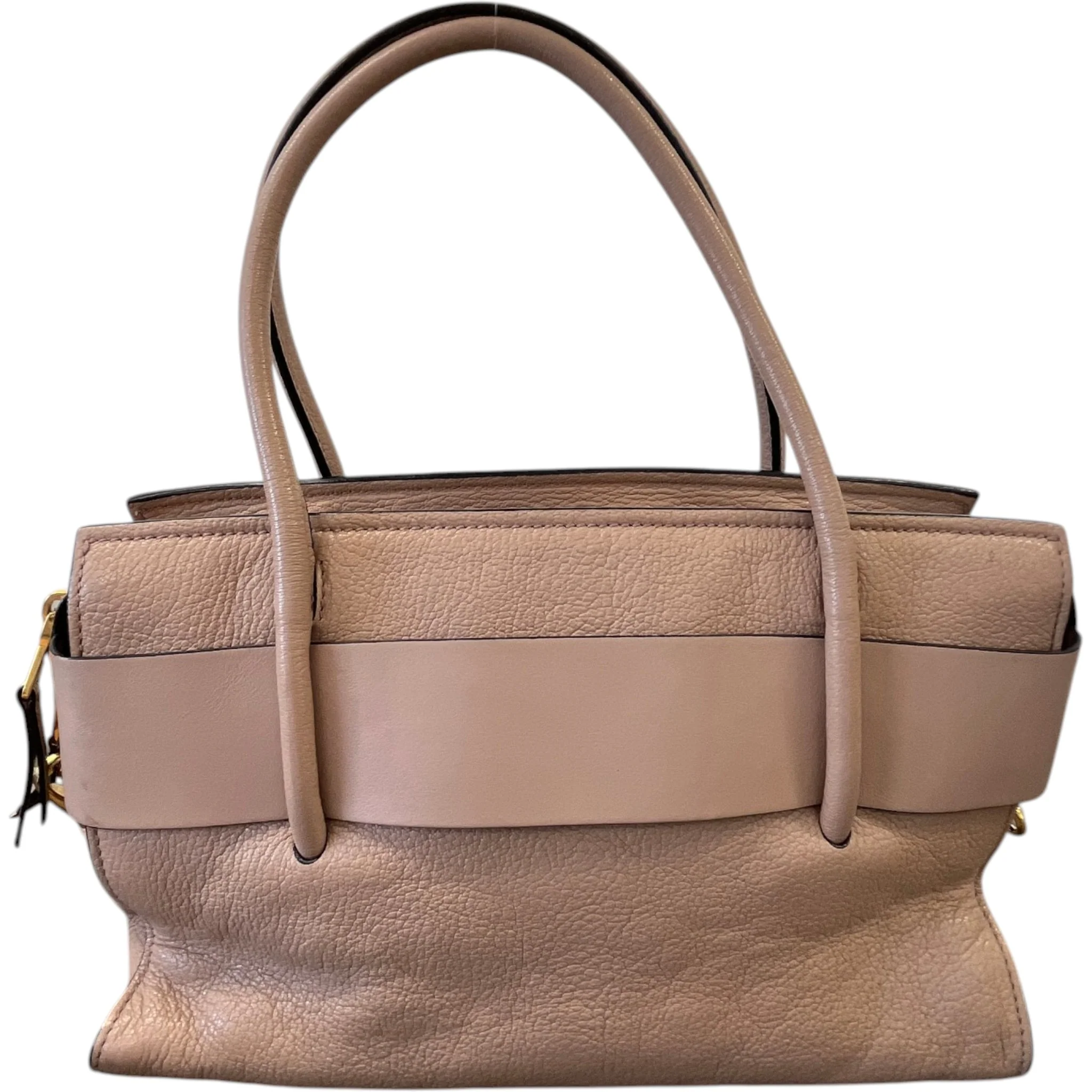 Women's Madras Fiocco Bow Tote Bag Nude - Image 3