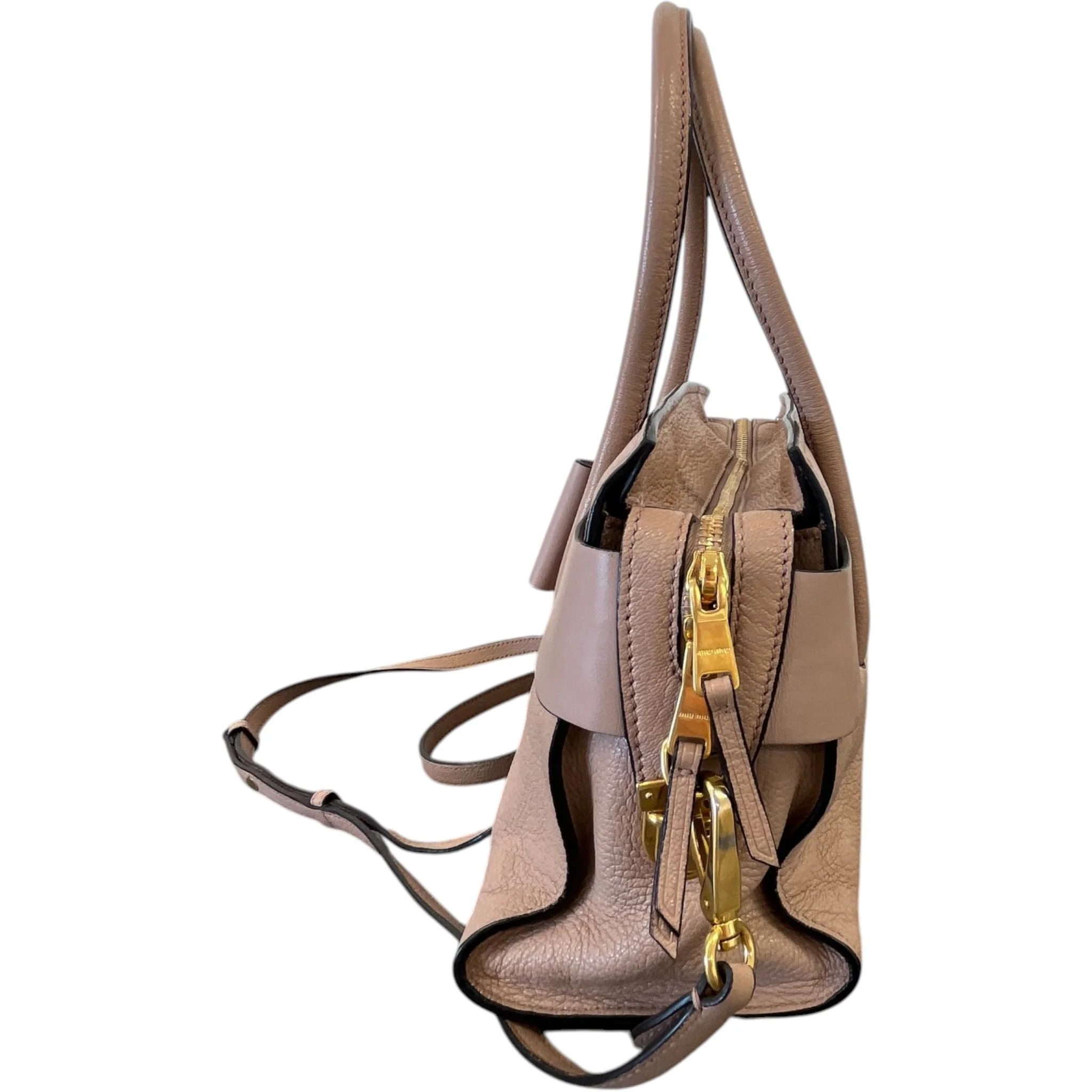 Women's Madras Fiocco Bow Tote Bag Nude - Image 6