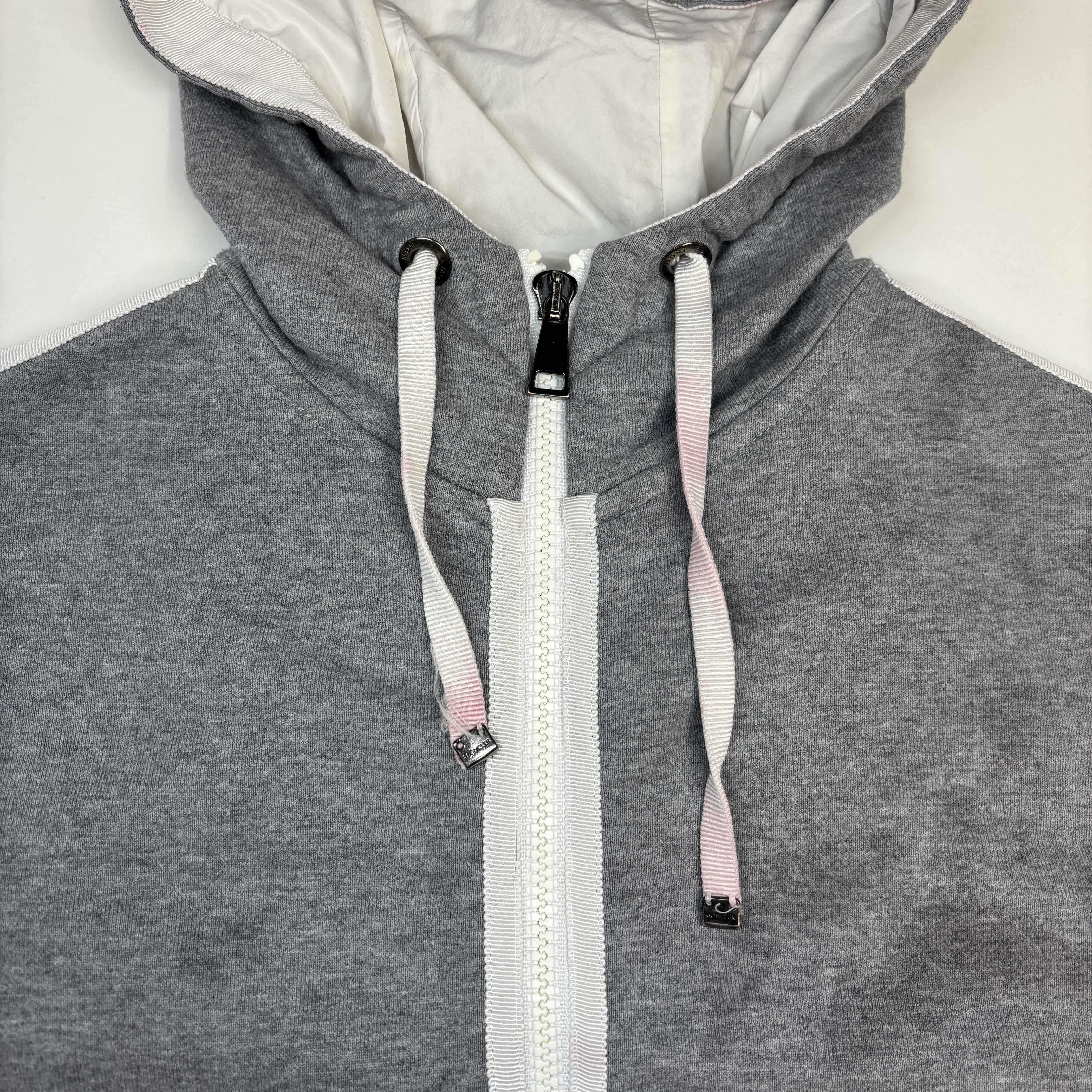 Women's Maglia Cardigan Hoodie Grey Size M - Image 11