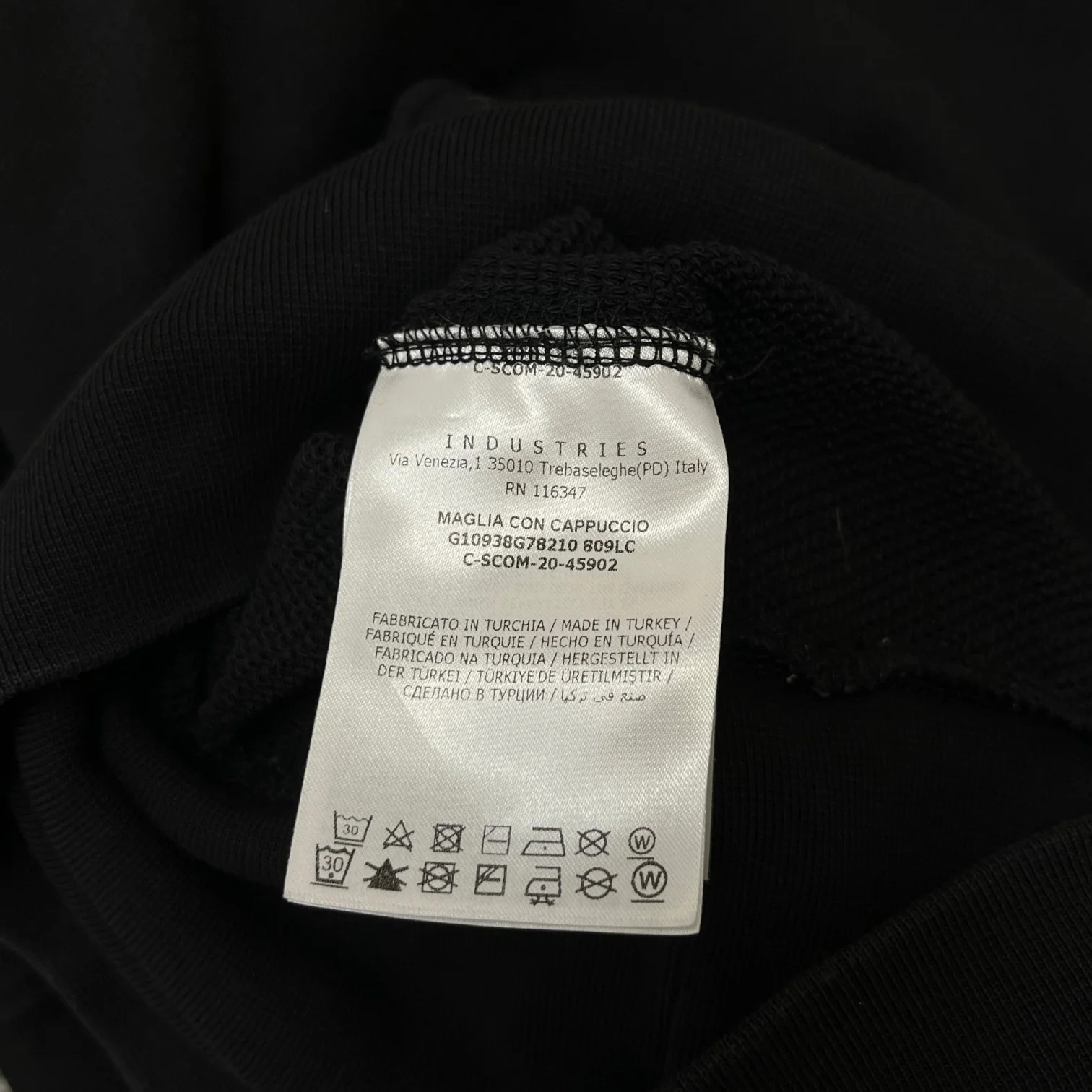Women's Maglia Hoodie Black Size S - Image 8