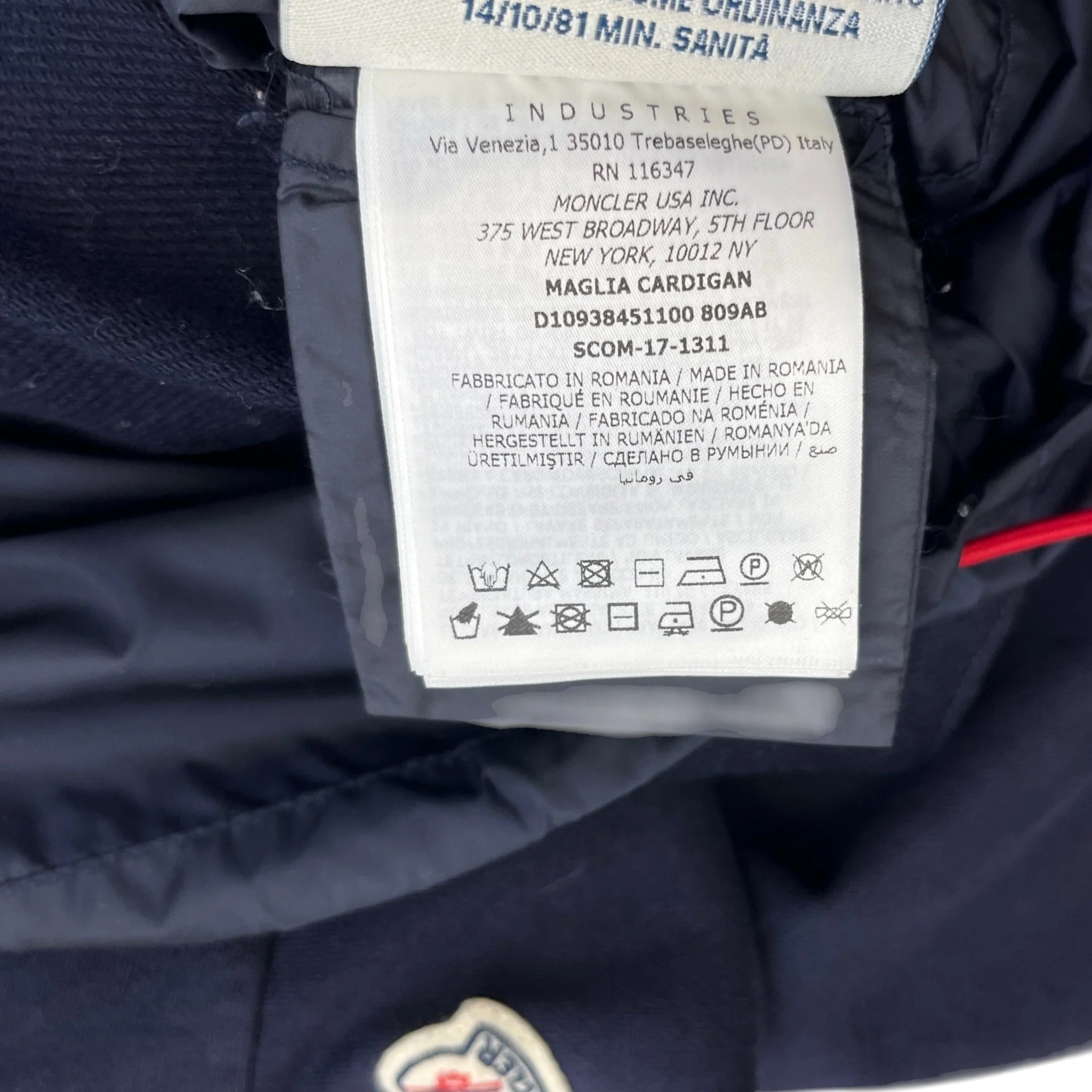 Women's Maglia Jacket Navy Size S - Image 10