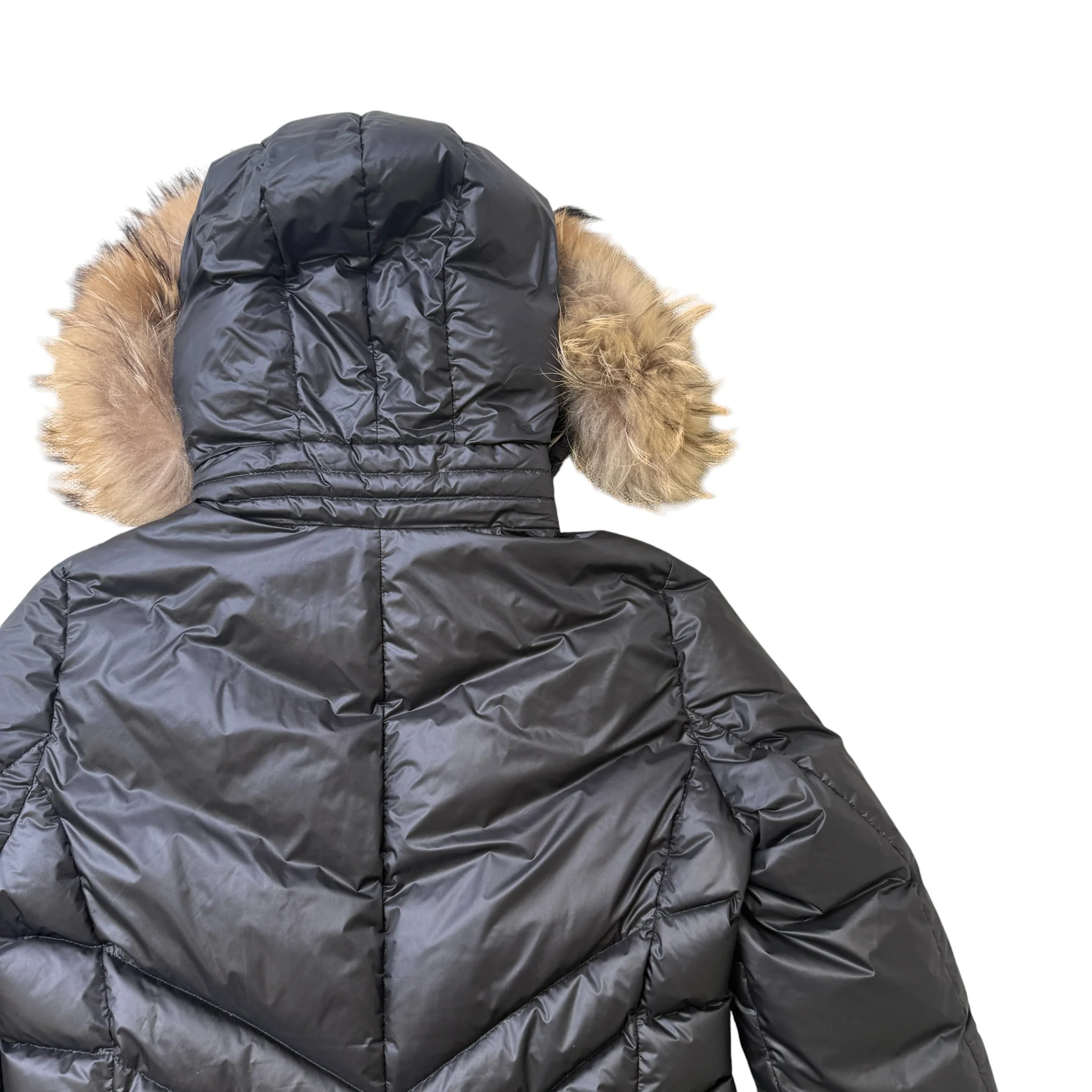 Women's Makalu Down Jacket Black Size 4 / UK 16 - Image 4