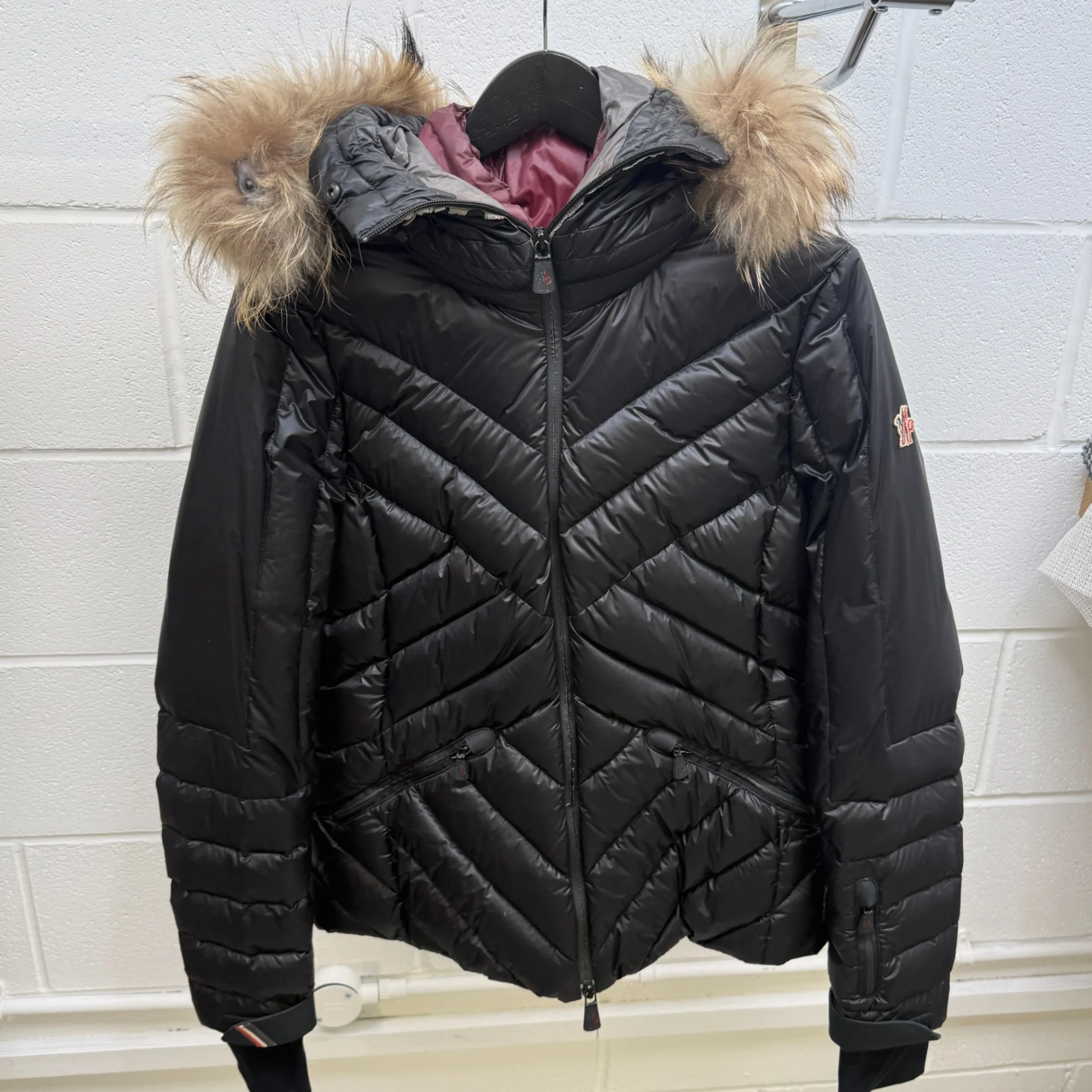 Women's Makalu Down Jacket Black Size 4 / UK 16 - Image 6