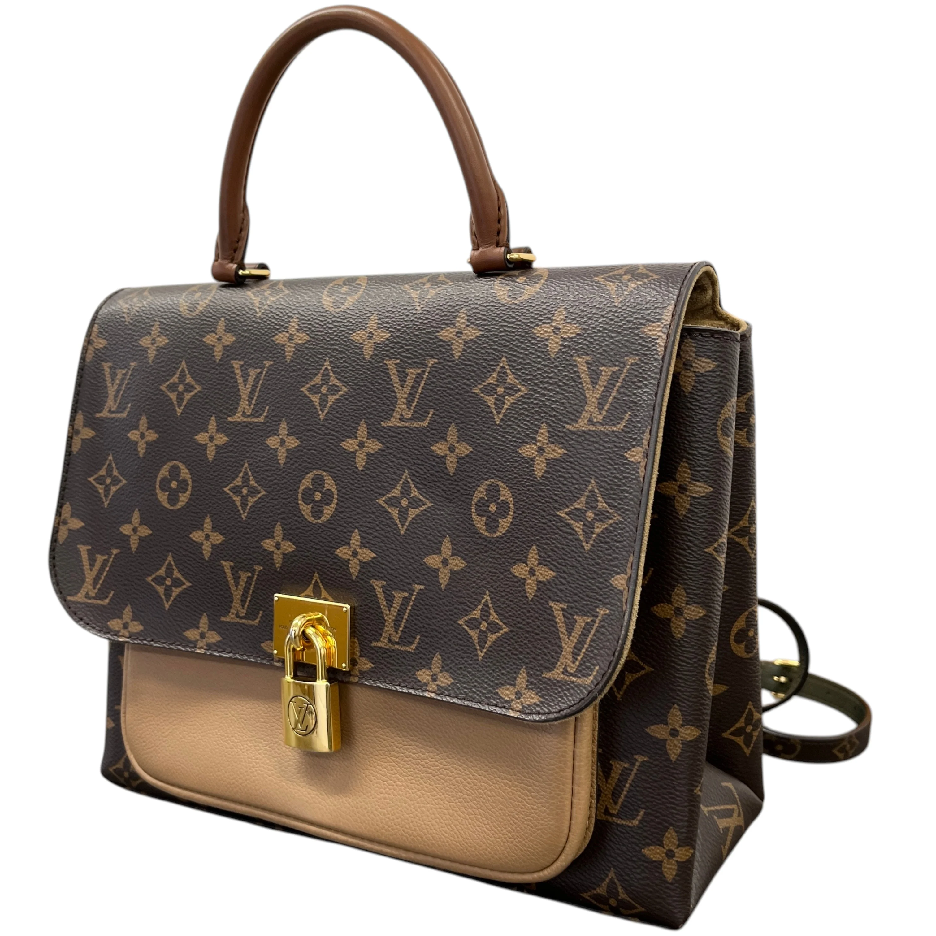 Women's Marignan Monogram Sesame Tote Bag Brown - Image 6
