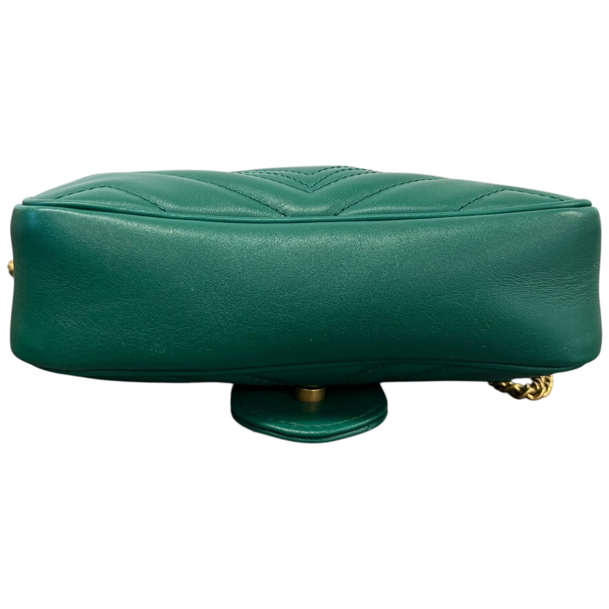 Women's Matelassé Super Mini Bag Green - Image 10