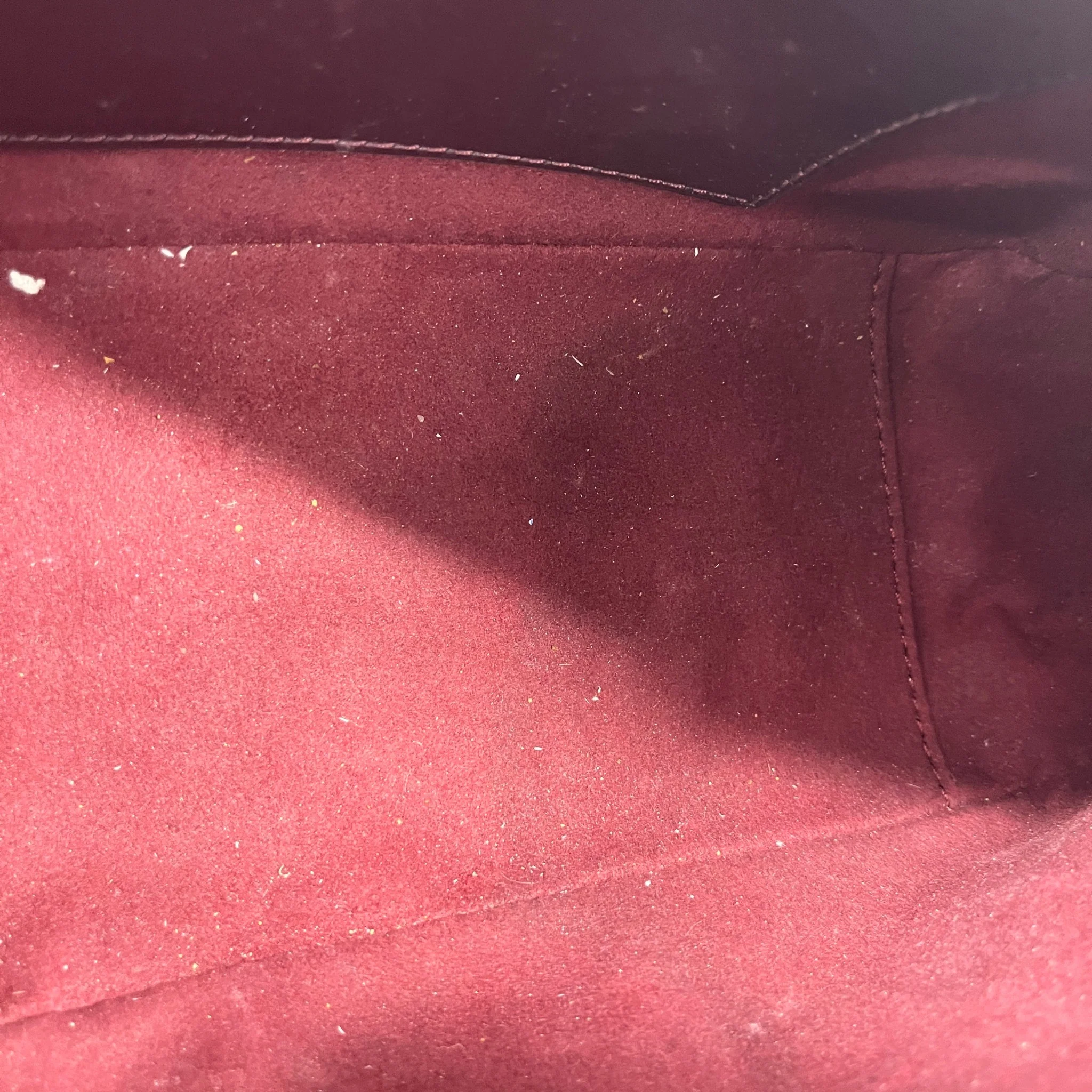 Women's Mcgraw Embossed Wedge Shoulder Bag Burgundy - Image 8