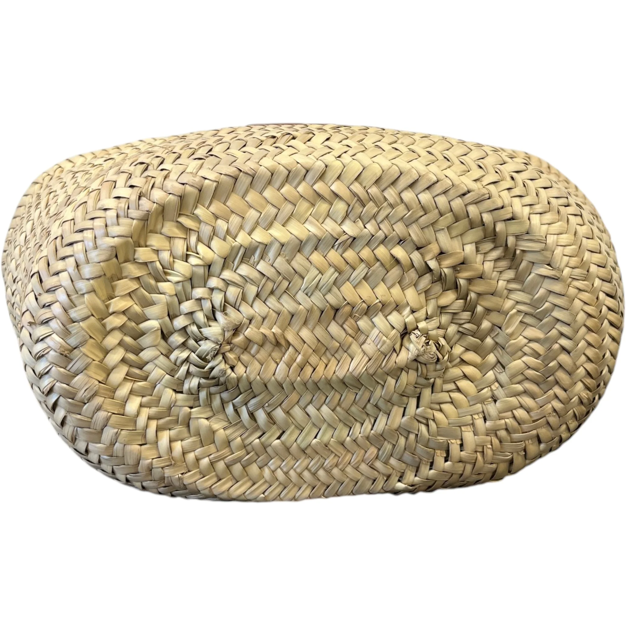 Women's Medium Classic Panier Basket Bag Beige - Image 9