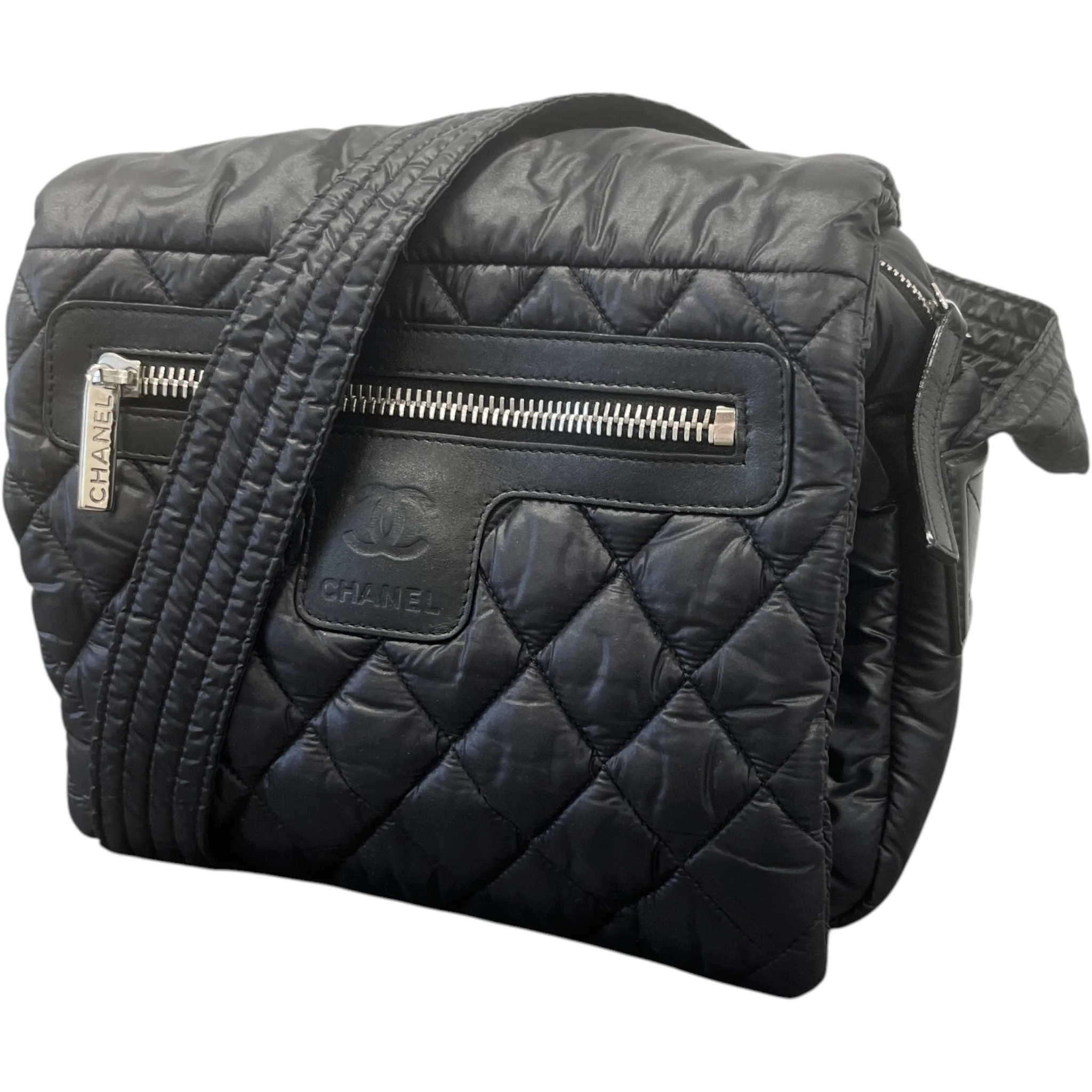 Women's Medium Coco Cocoon Messenger Bag Black - Image 4