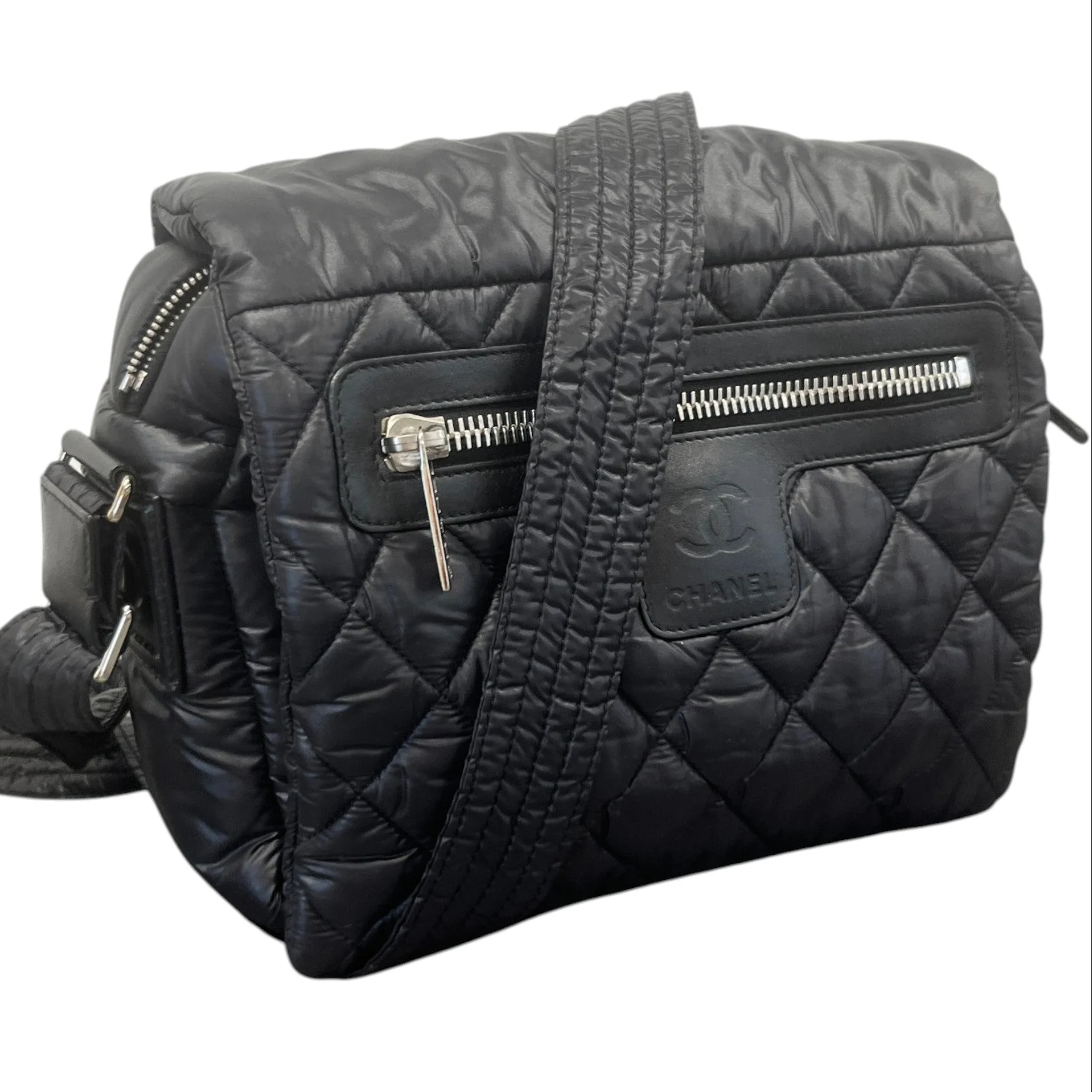 Women's Medium Coco Cocoon Messenger Bag Black - Image 5