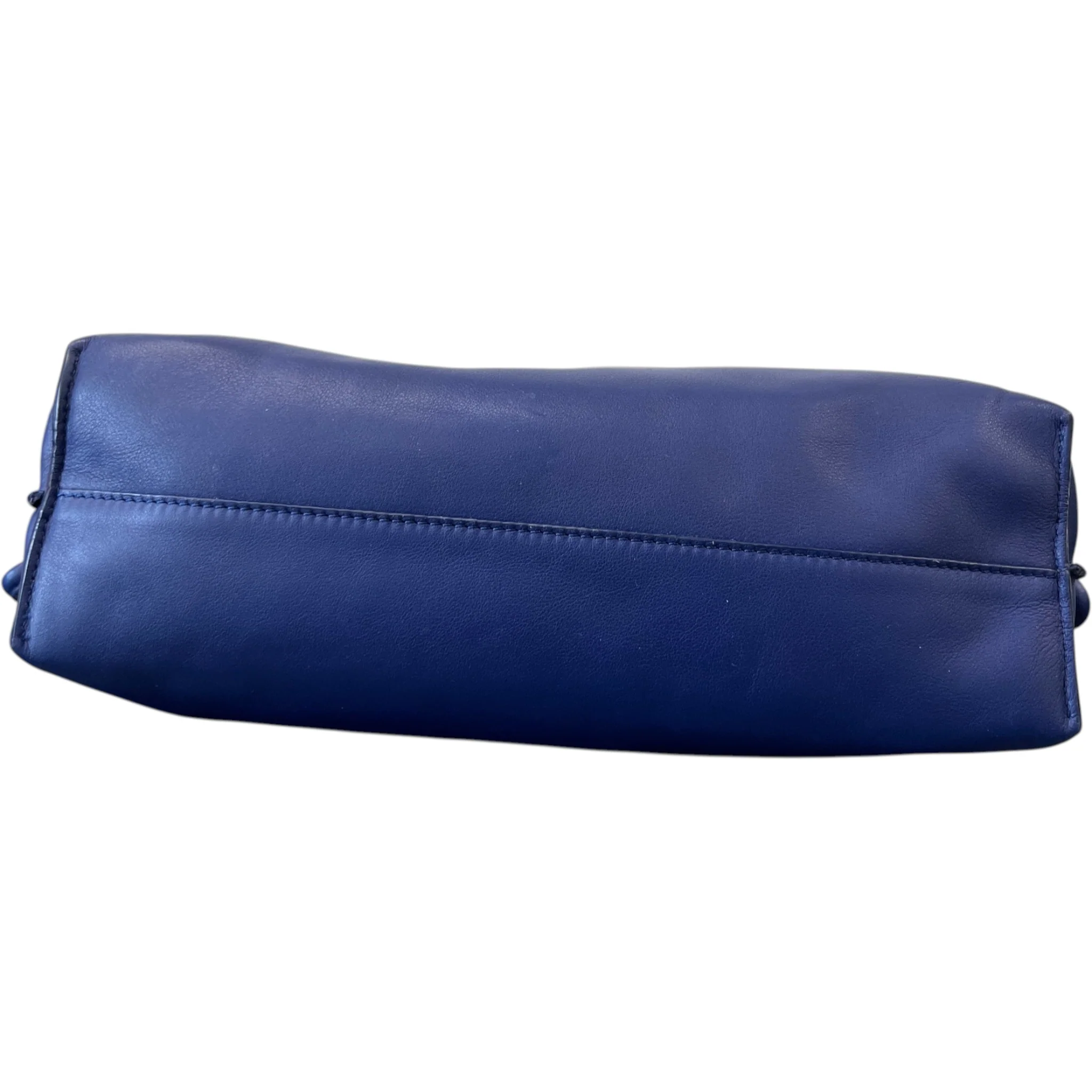 Women's Medium Coil Flamenco Calfskin Bag Blue - Image 10