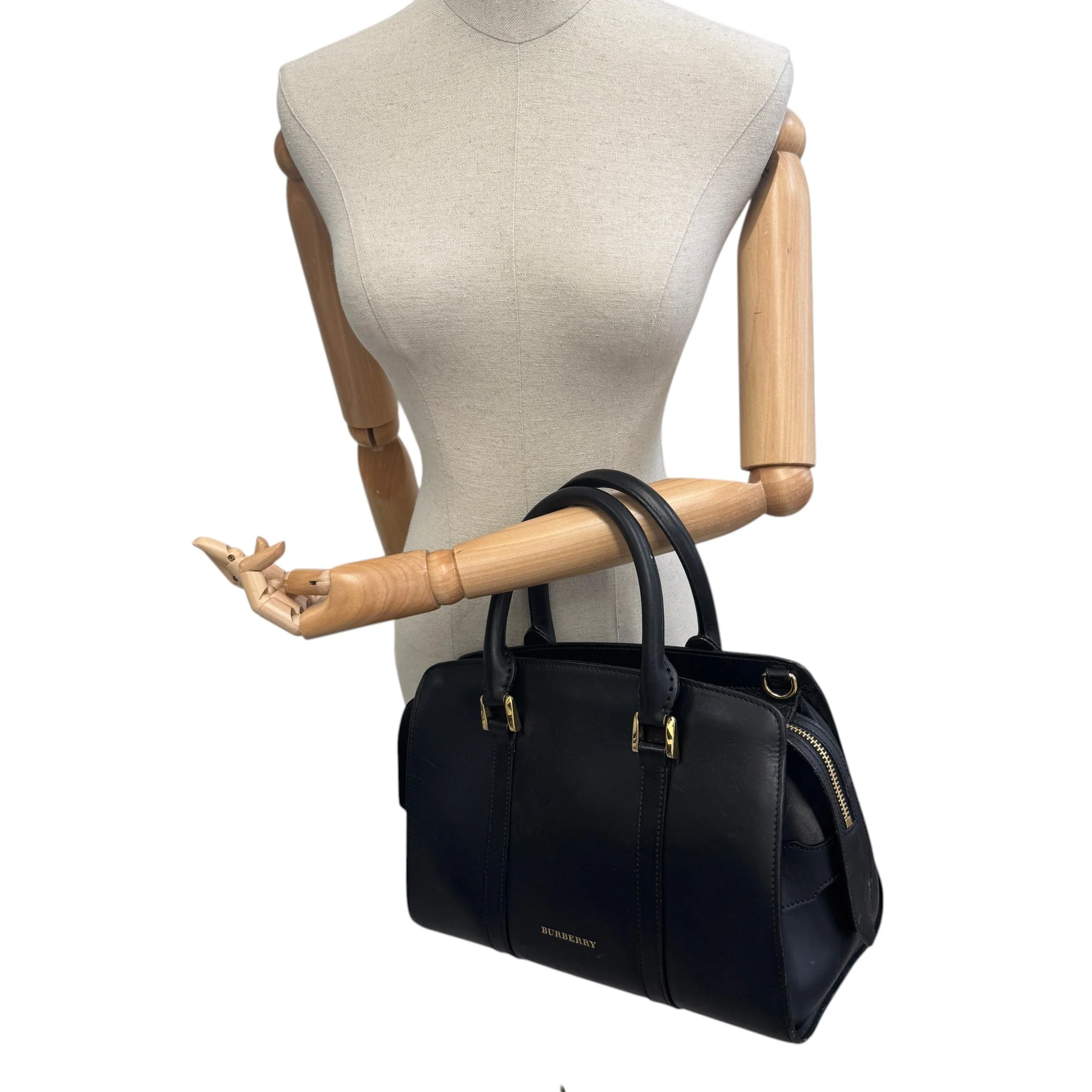 Women's Medium Dinton Tote Bag Black - Image 2