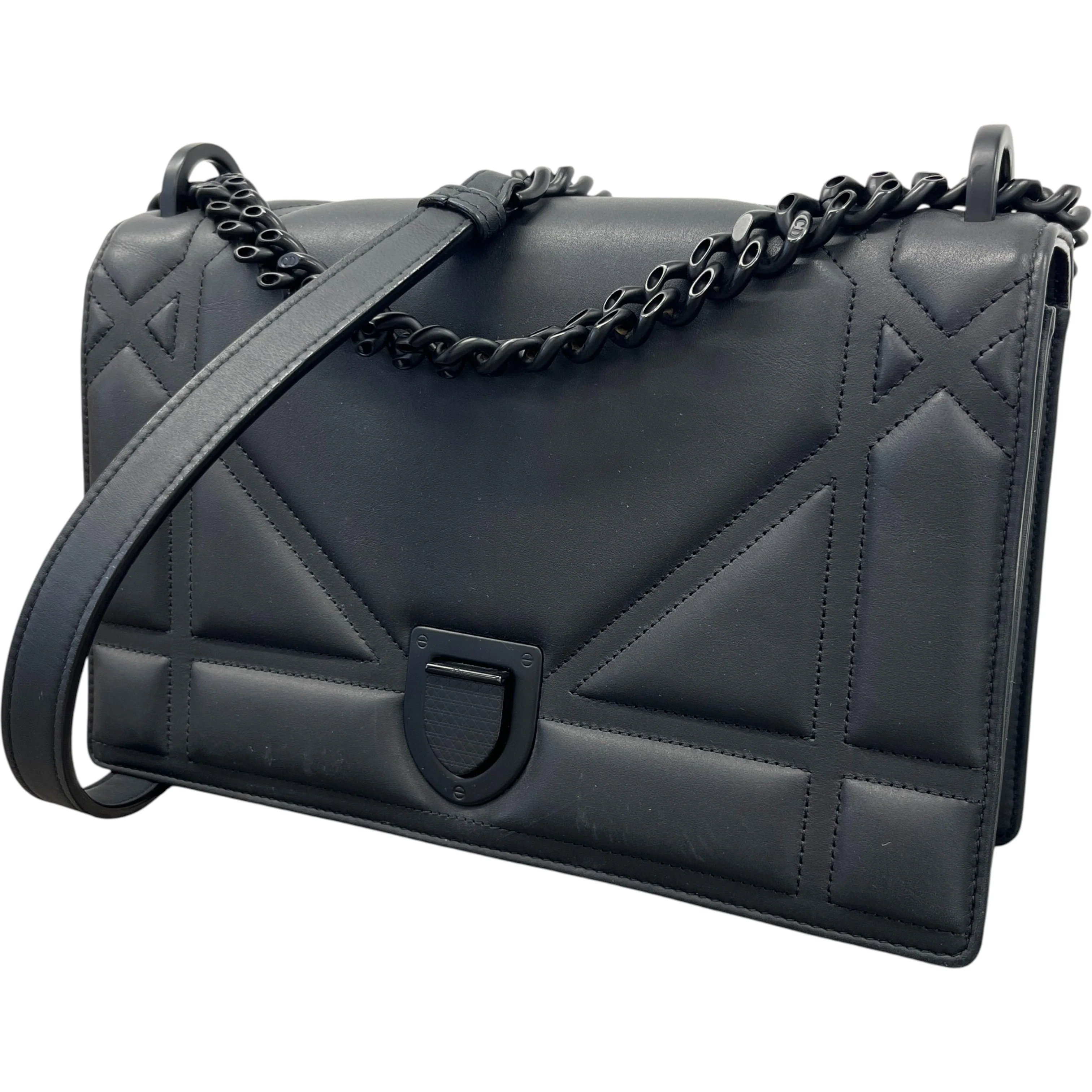 Women's Medium Diorama Matte Bag Black - Image 5