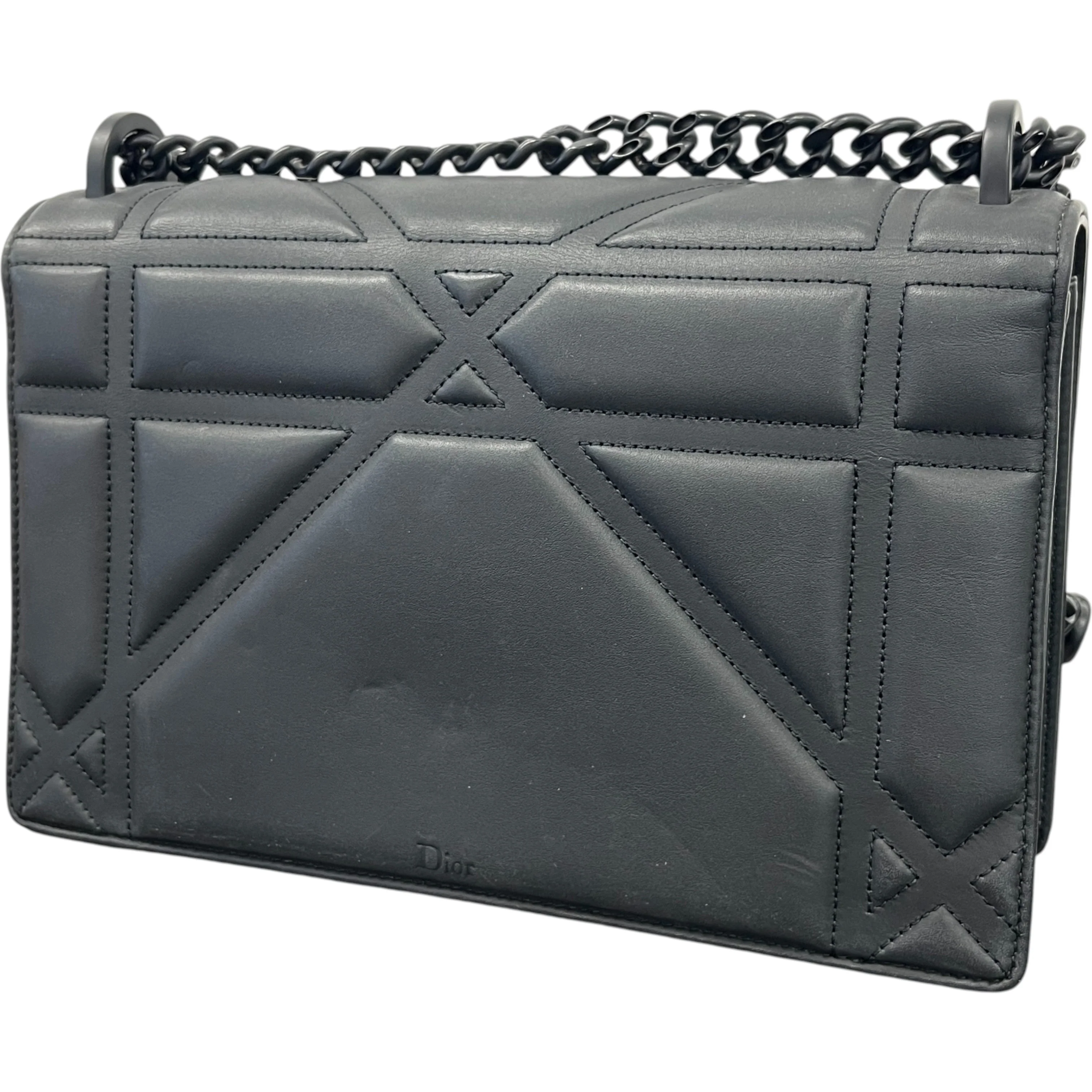 Women's Medium Diorama Matte Bag Black - Image 9
