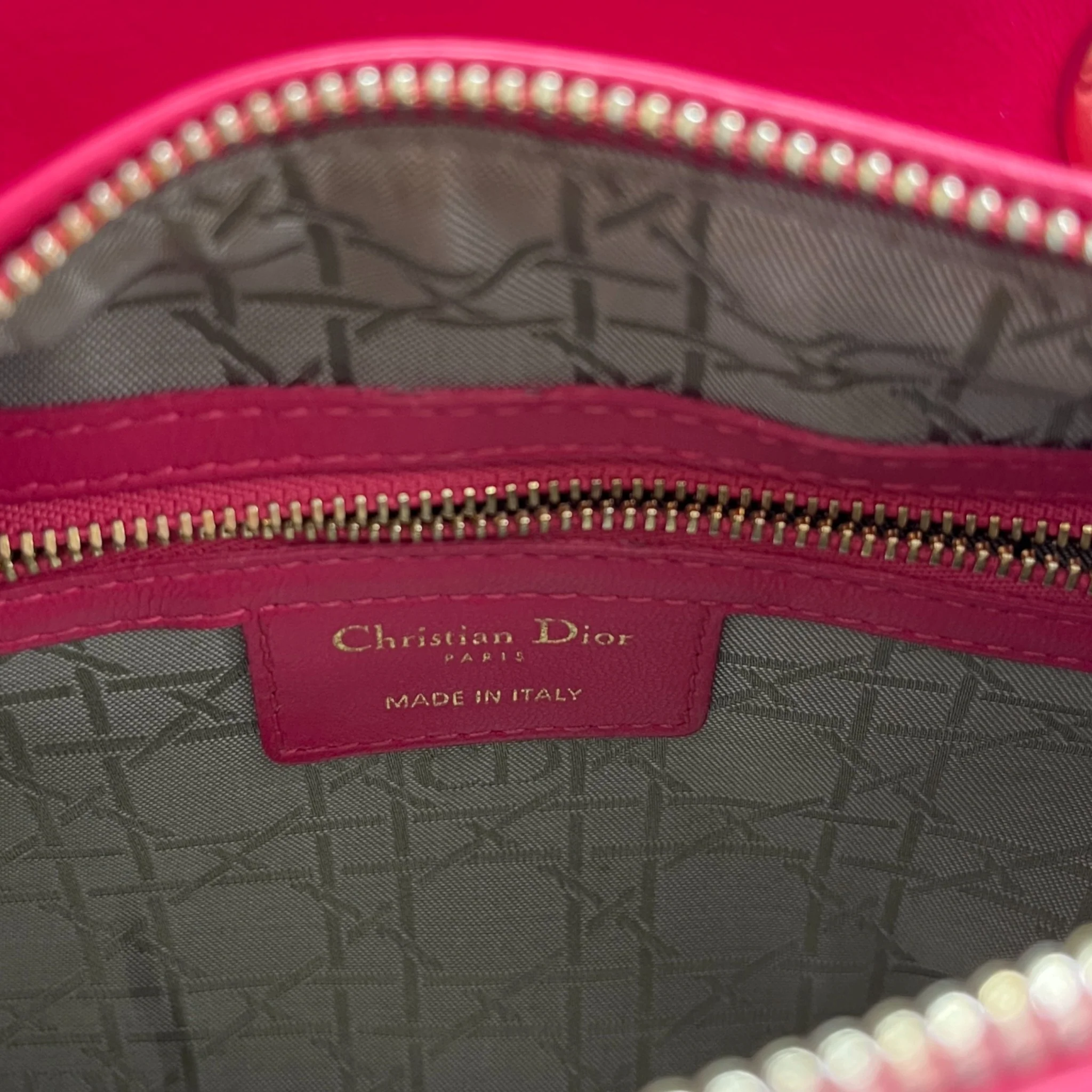 Women's Medium Lady Dior Bag Pink - Image 12