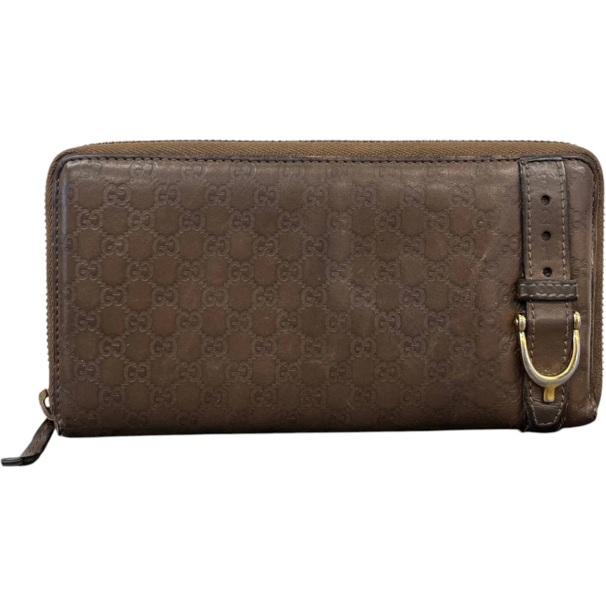 Women's Micro Guccissima Wallet Brown