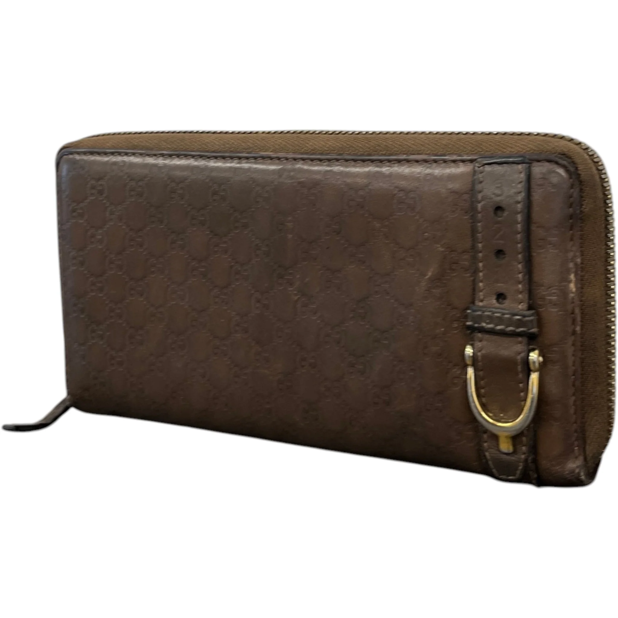 Women's Micro Guccissima Wallet Brown - Image 3