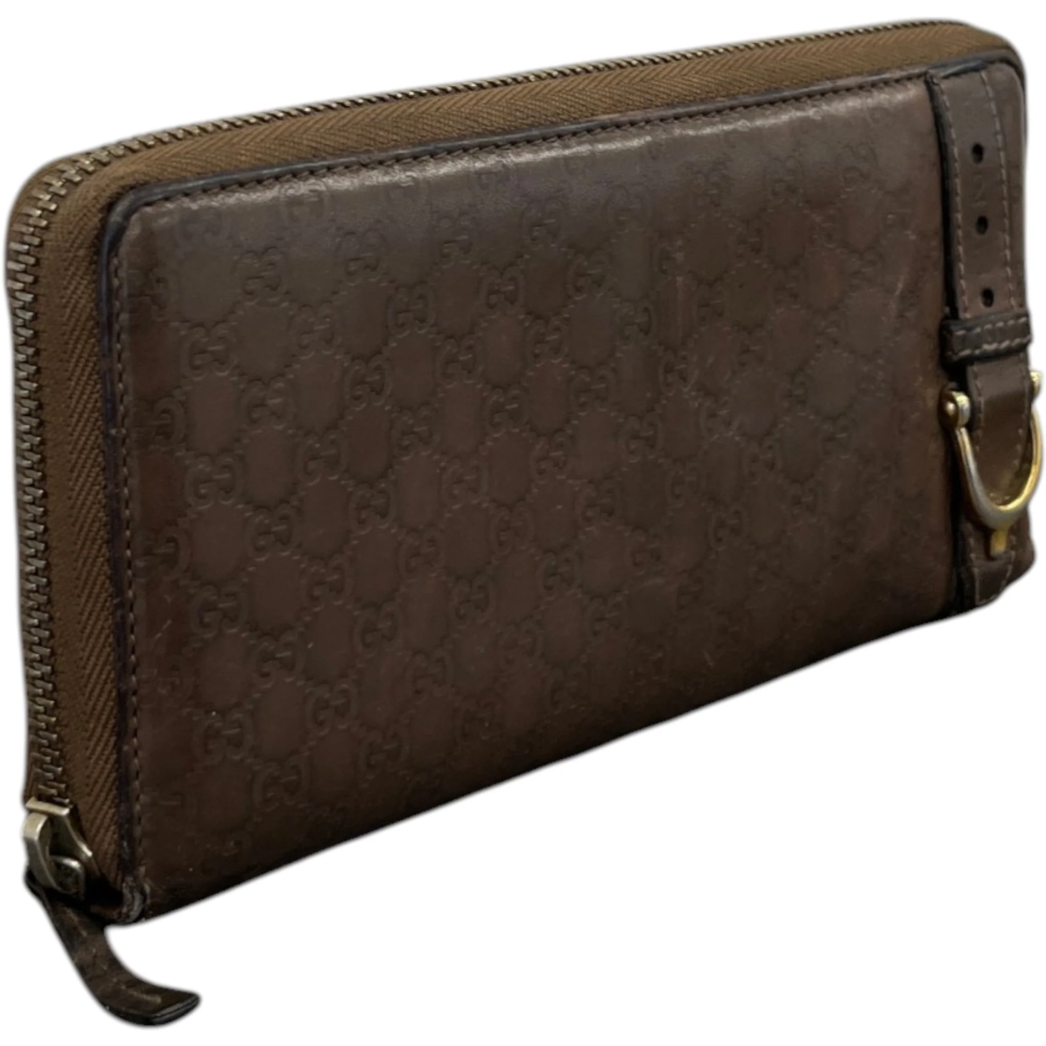 Women's Micro Guccissima Wallet Brown - Image 4