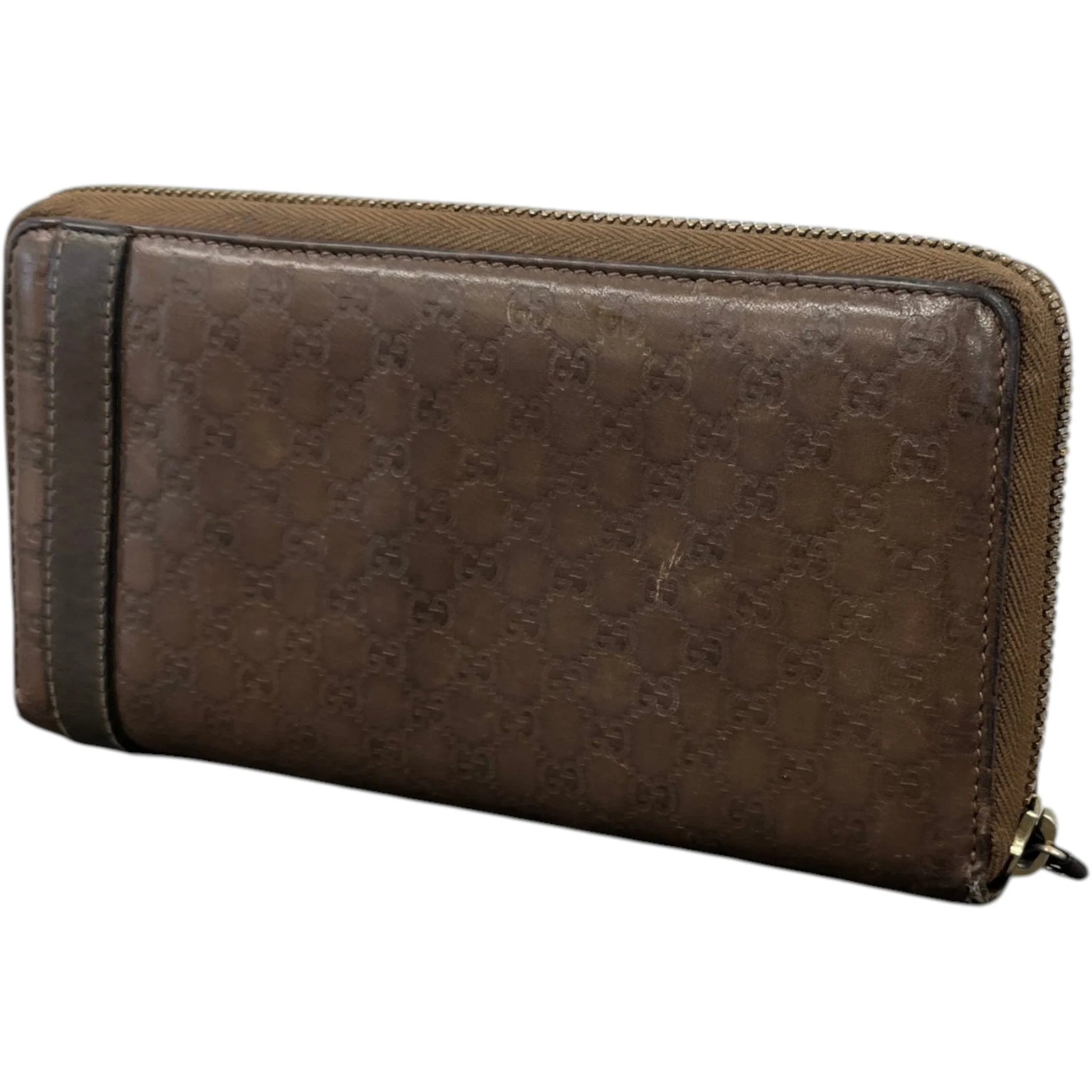 Women's Micro Guccissima Wallet Brown - Image 7