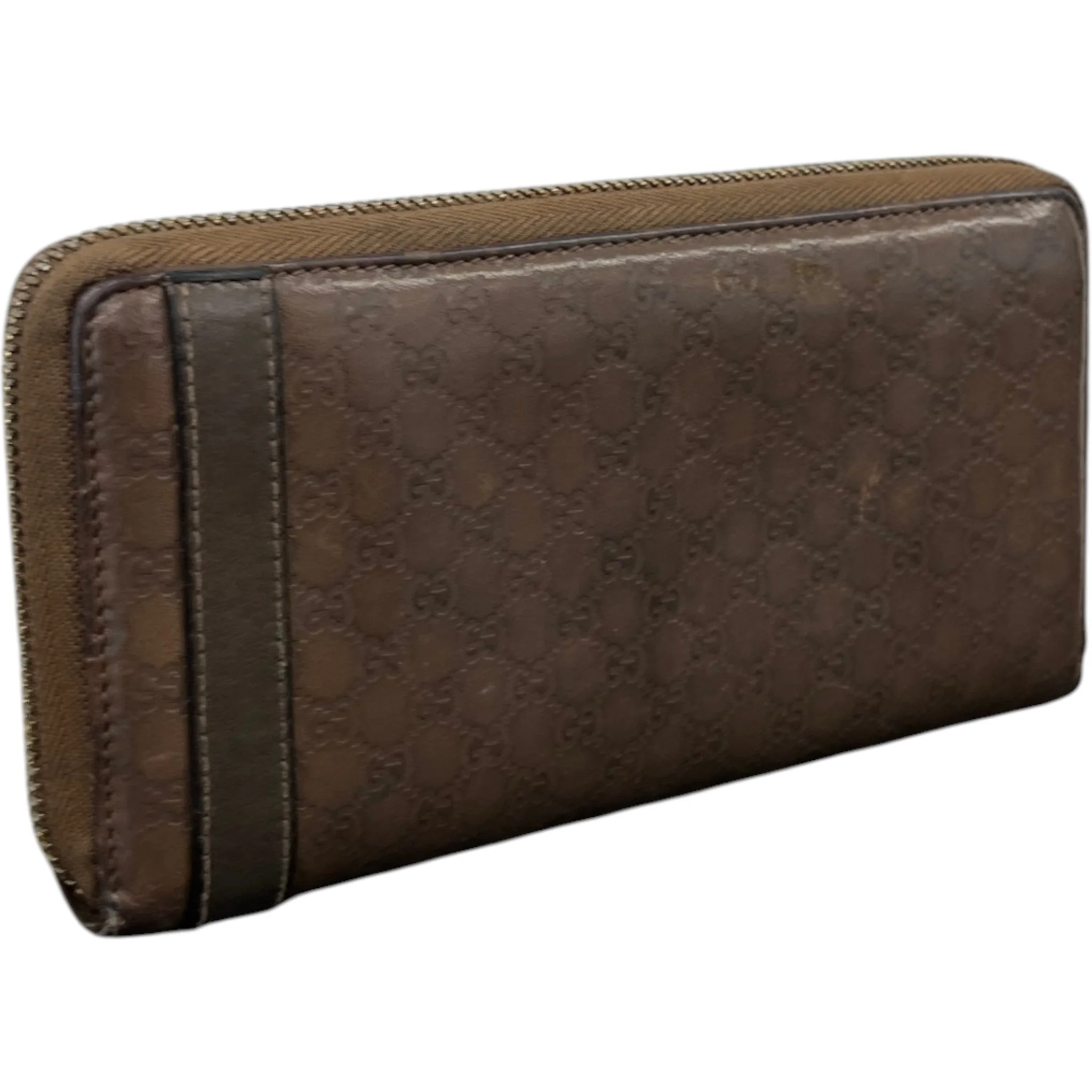 Women's Micro Guccissima Wallet Brown - Image 8
