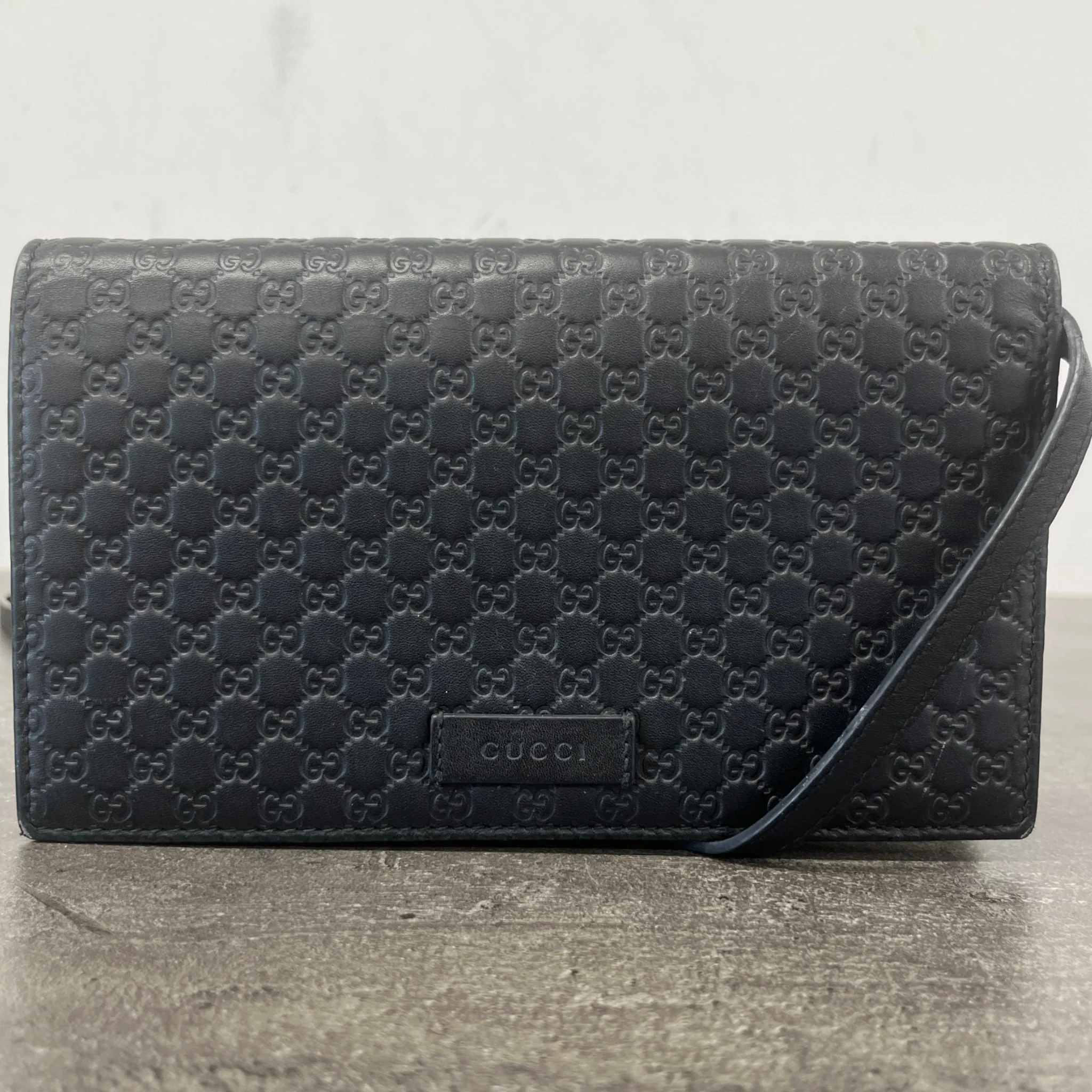 Women's Microguccissima Bag Black - Image 11