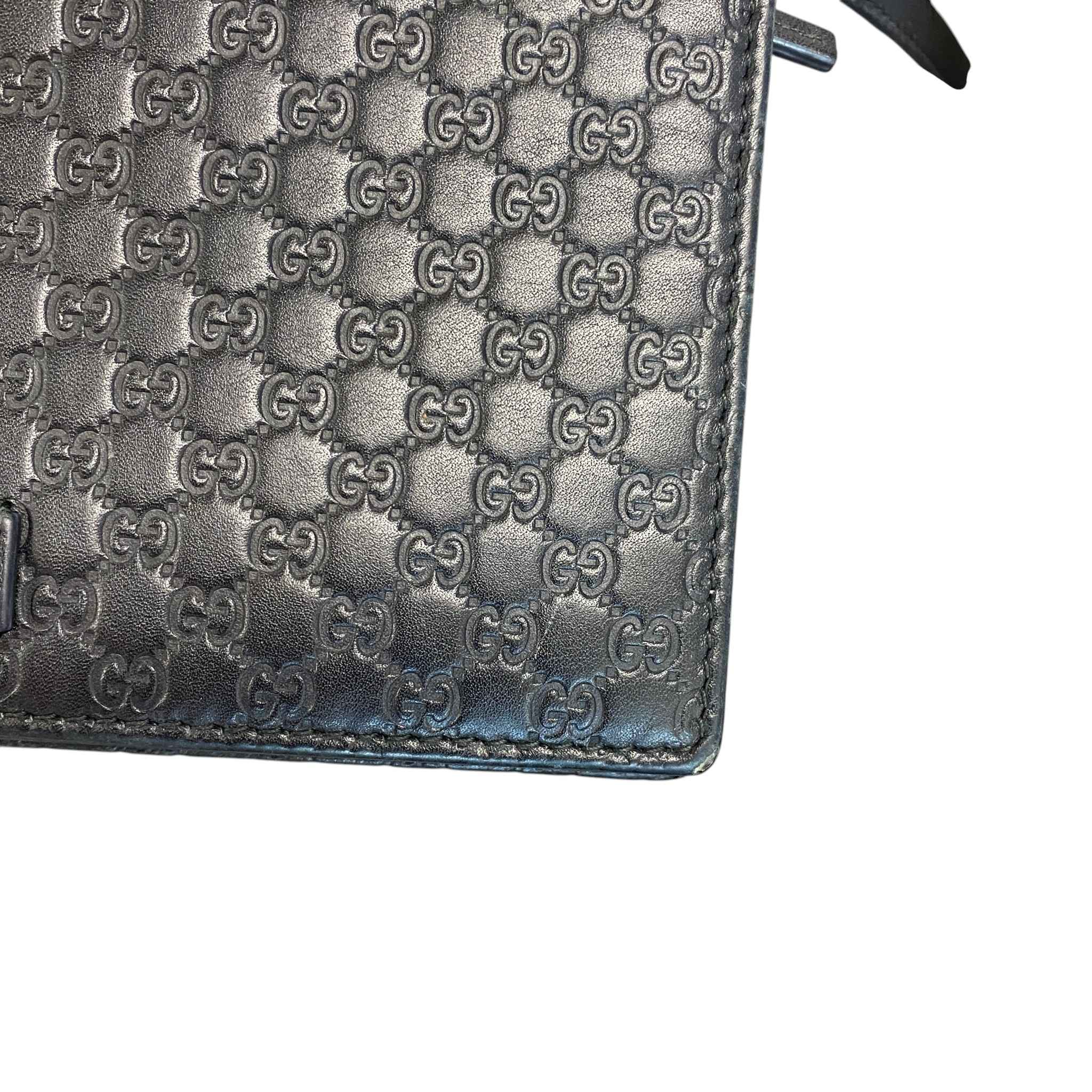 Women's Microguccissima Bag Black - Image 13