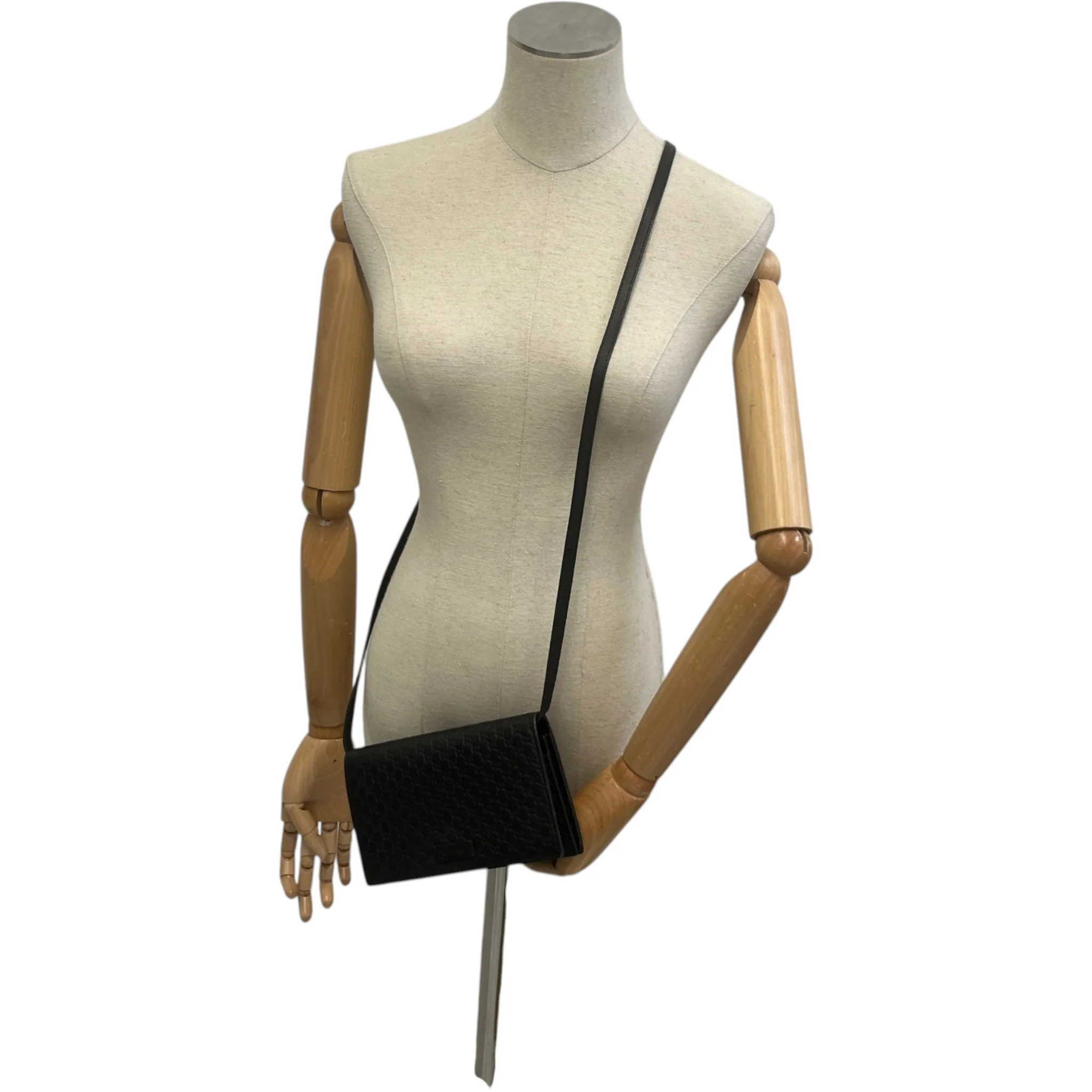 Women's Microguccissima Bag Black - Image 2