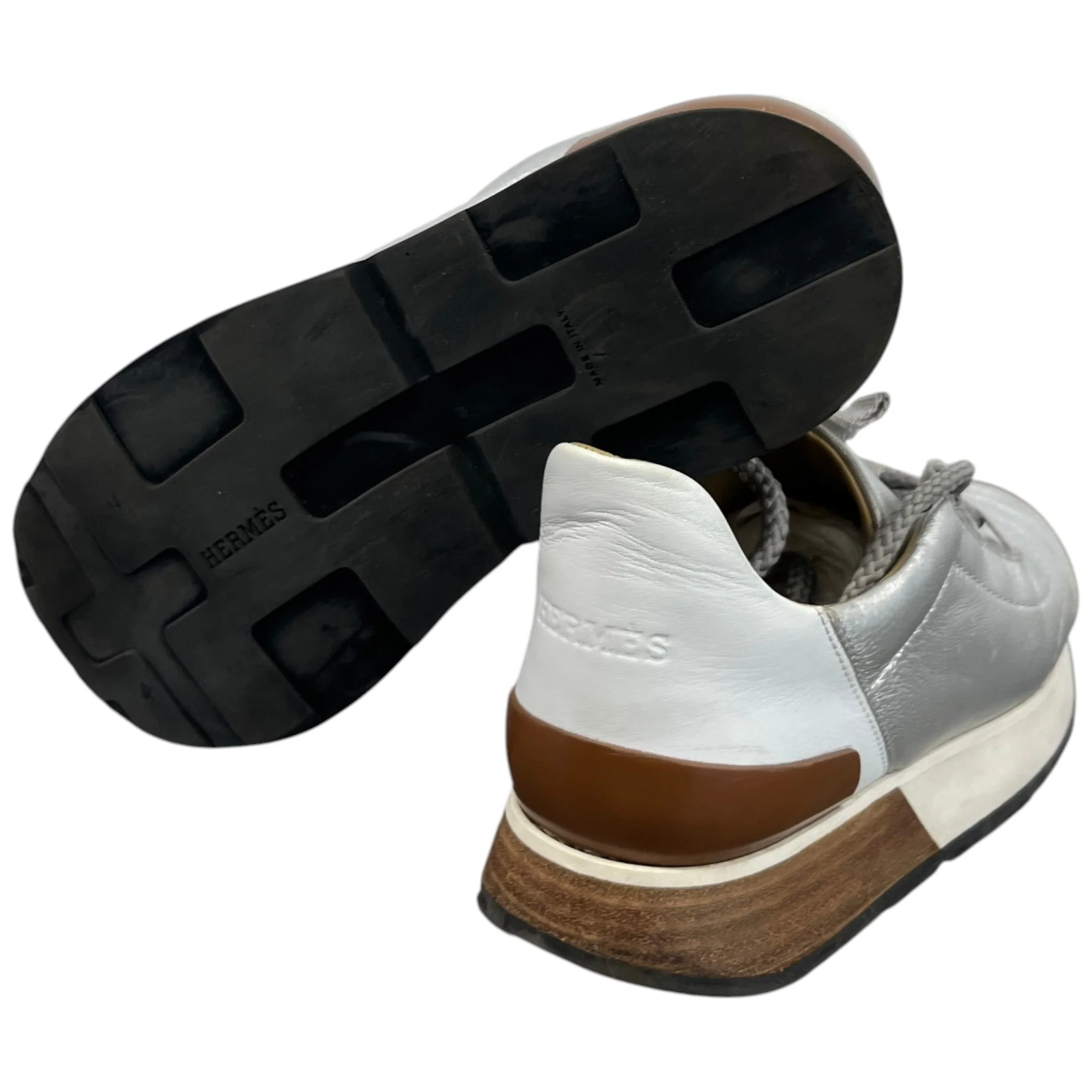 Women's Miles Low Trainers Silver Size EU 36 / UK 3 - Image 10