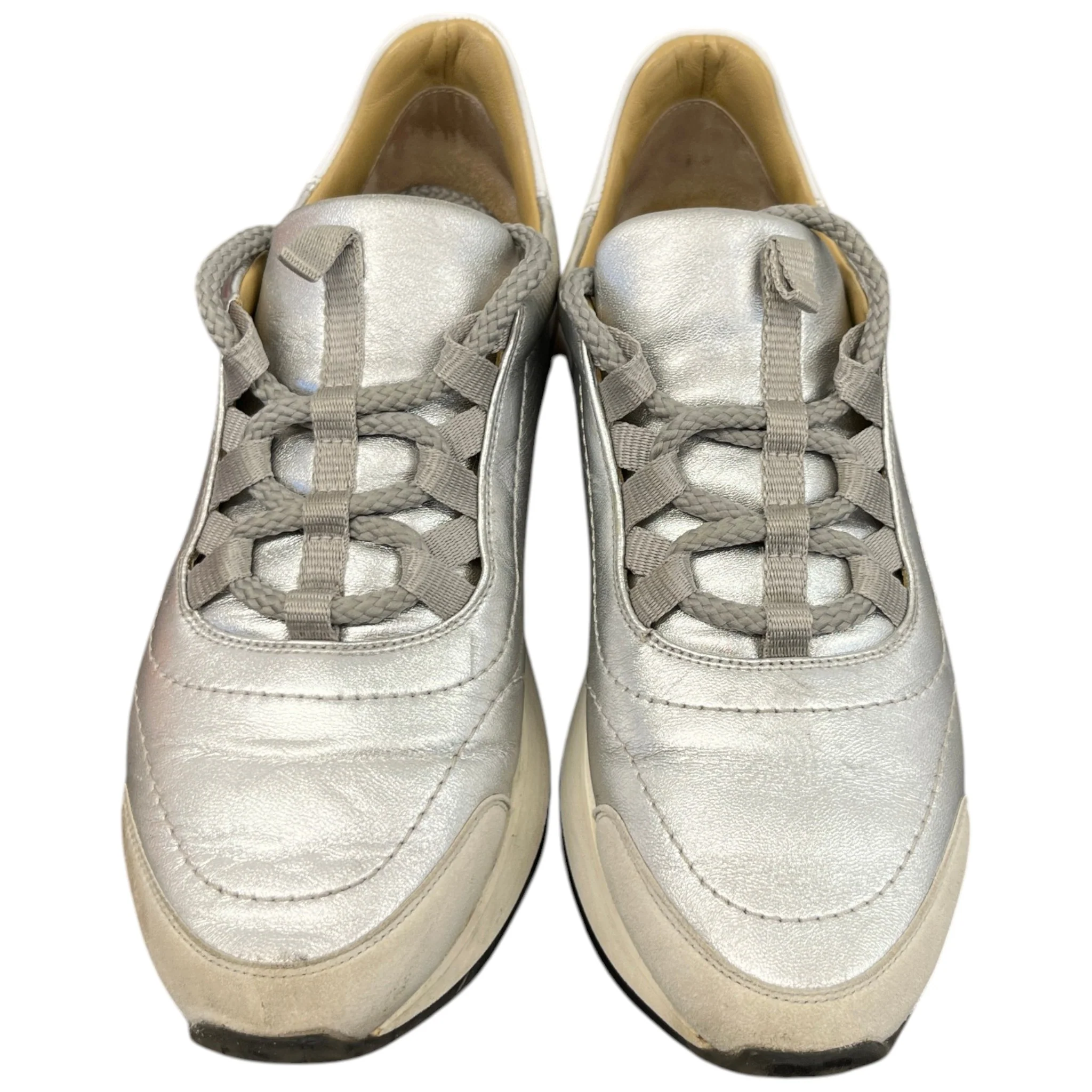 Women's Miles Low Trainers Silver Size EU 36 / UK 3 - Image 6
